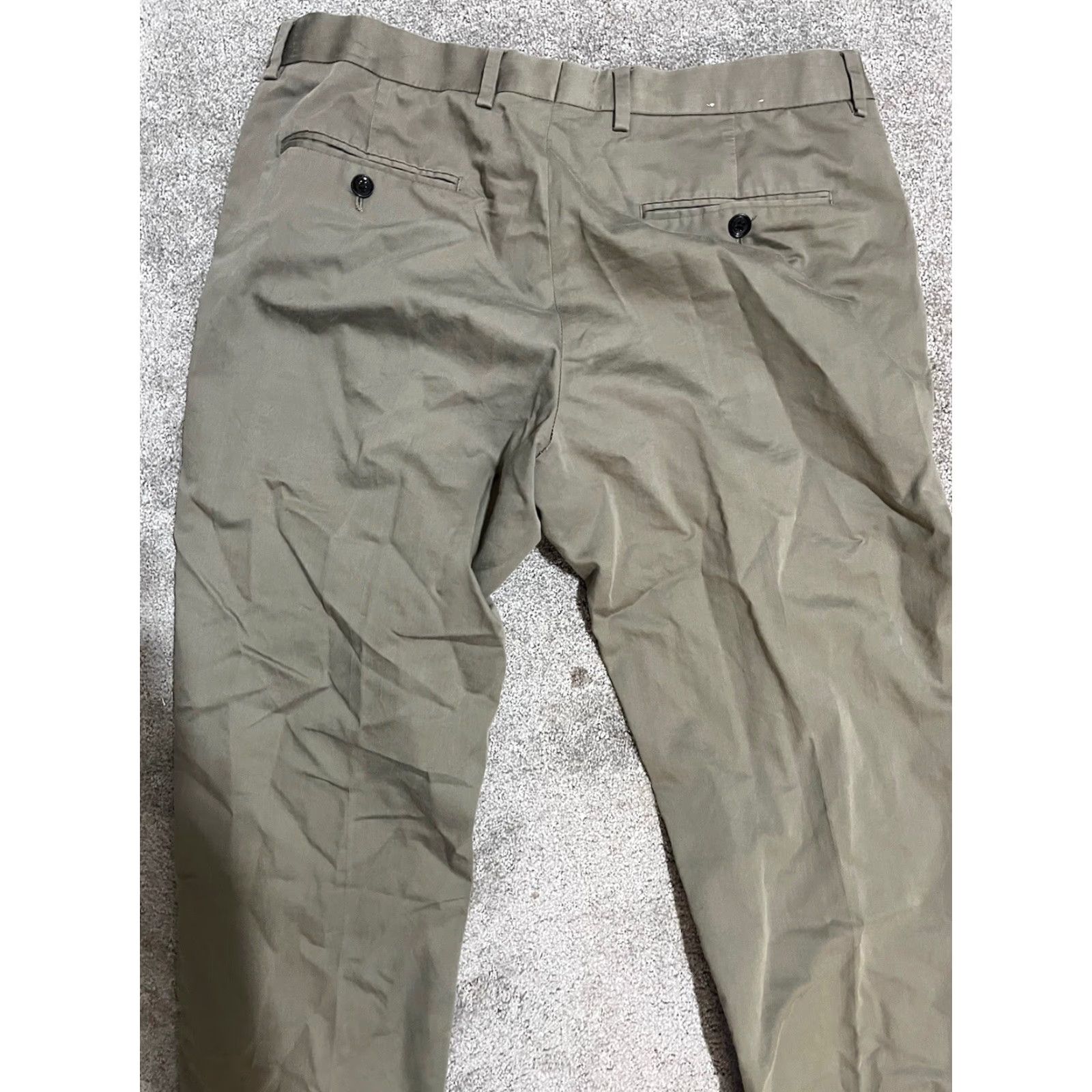 Express Express Pants Mens Dress Pants 33x30 Brown Photographer Straight Leg Cotton Wool Canvas Regular Mens Brown Dress Pants Express Photographer 90s? Size US 33 - 4 Thumbnail