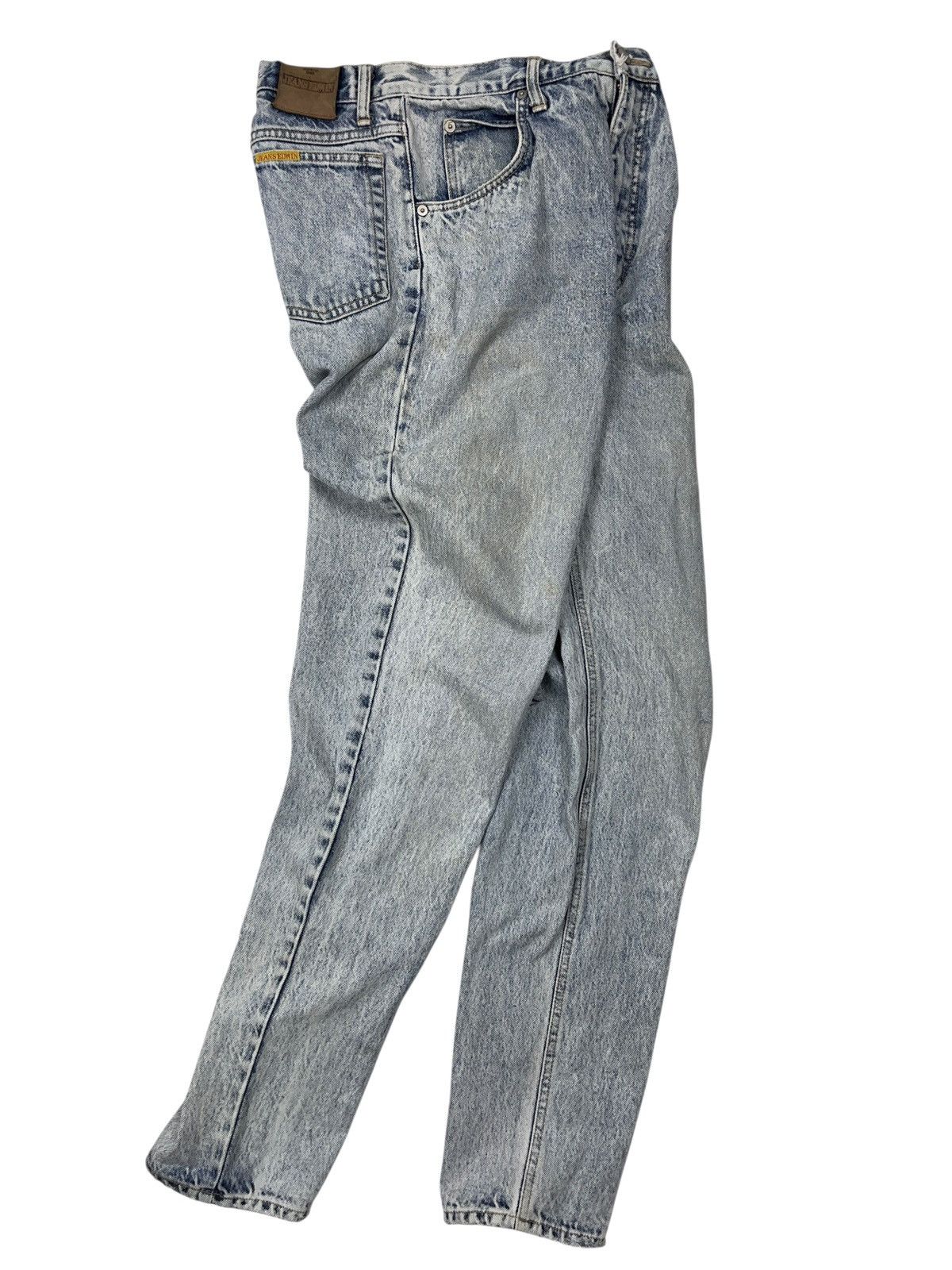Edwin Vintage 80s Edwin Washed Denim Jeans Distressed Scovill Size US 32 / EU 48 - 2 Thumbnail