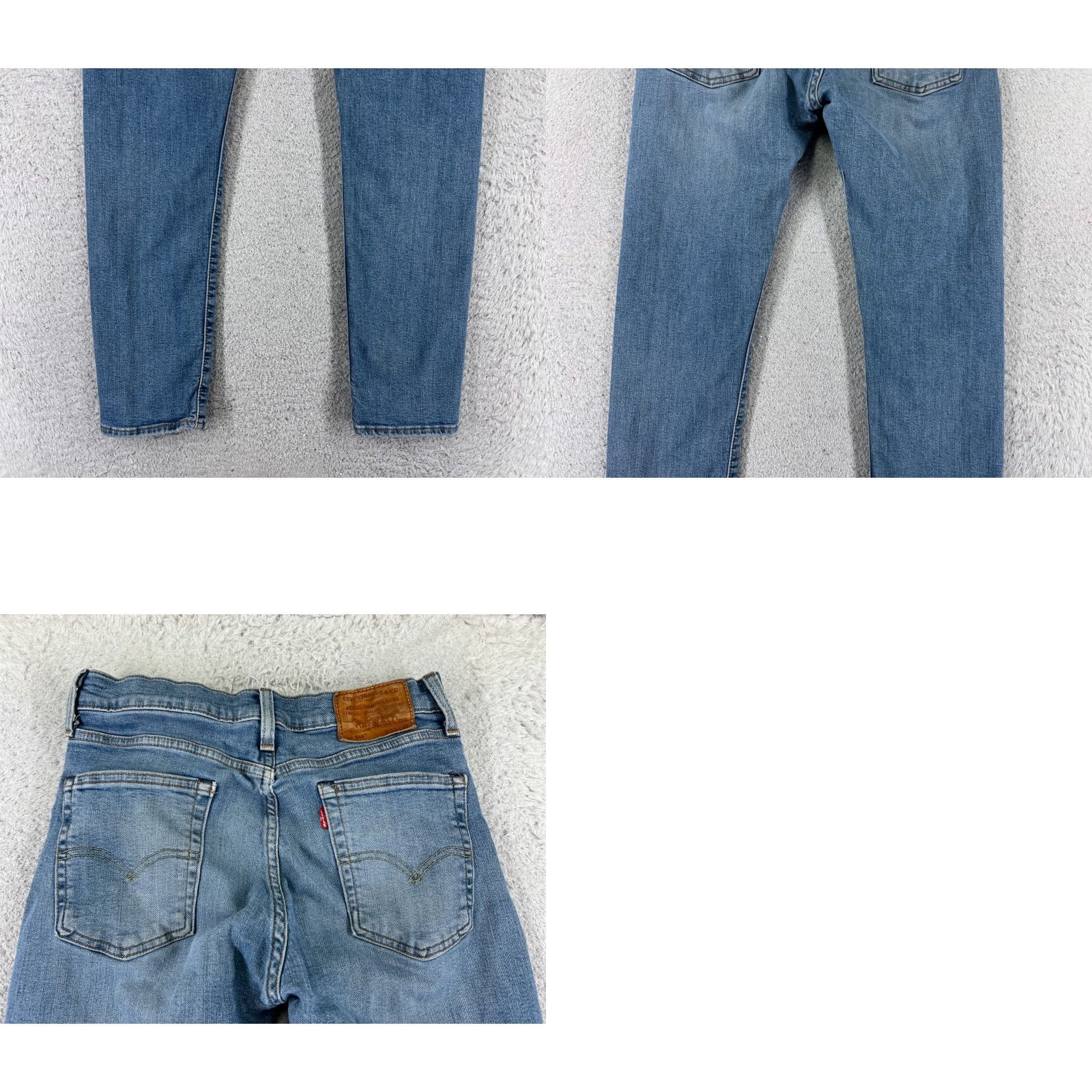 Levi's VINTAGE Levis Pants 510 Levi's 510 Jeans Slim Skinny 30 Adjustable 27x27 Blue Denim Light Wash 5-Pocket Mens Jeans Size US 30 / EU 46 - 10 Thumbnail