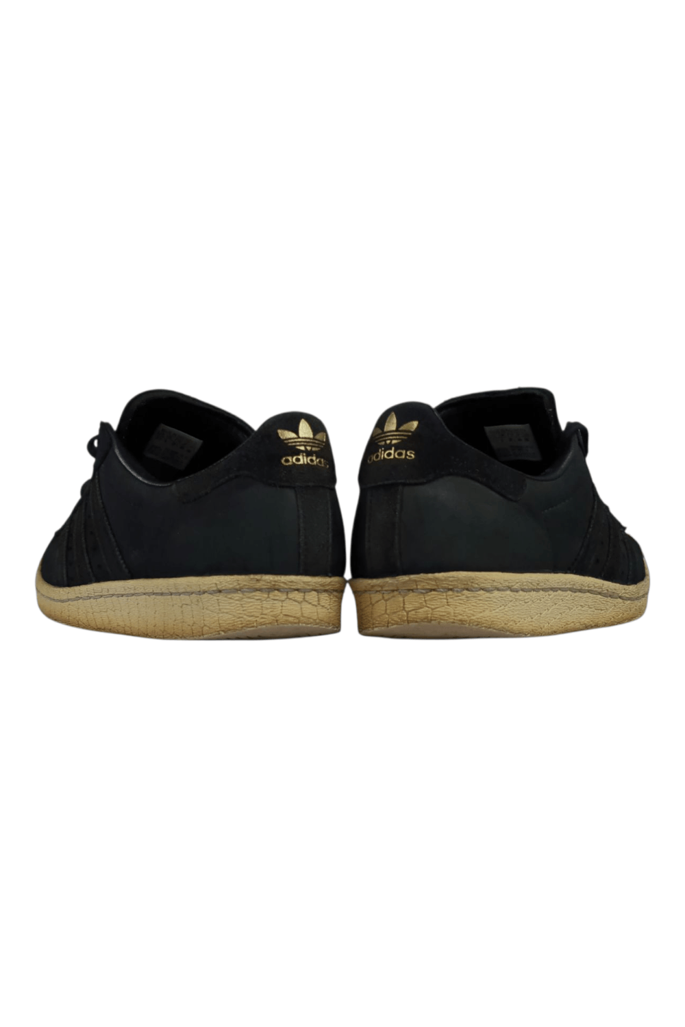 Adidas Adidas Superstar 80s Croc Toe – Black/Gold – EU 39⅓ (US 7.5) Size US 7.5 / EU 40-41 - 7 Thumbnail