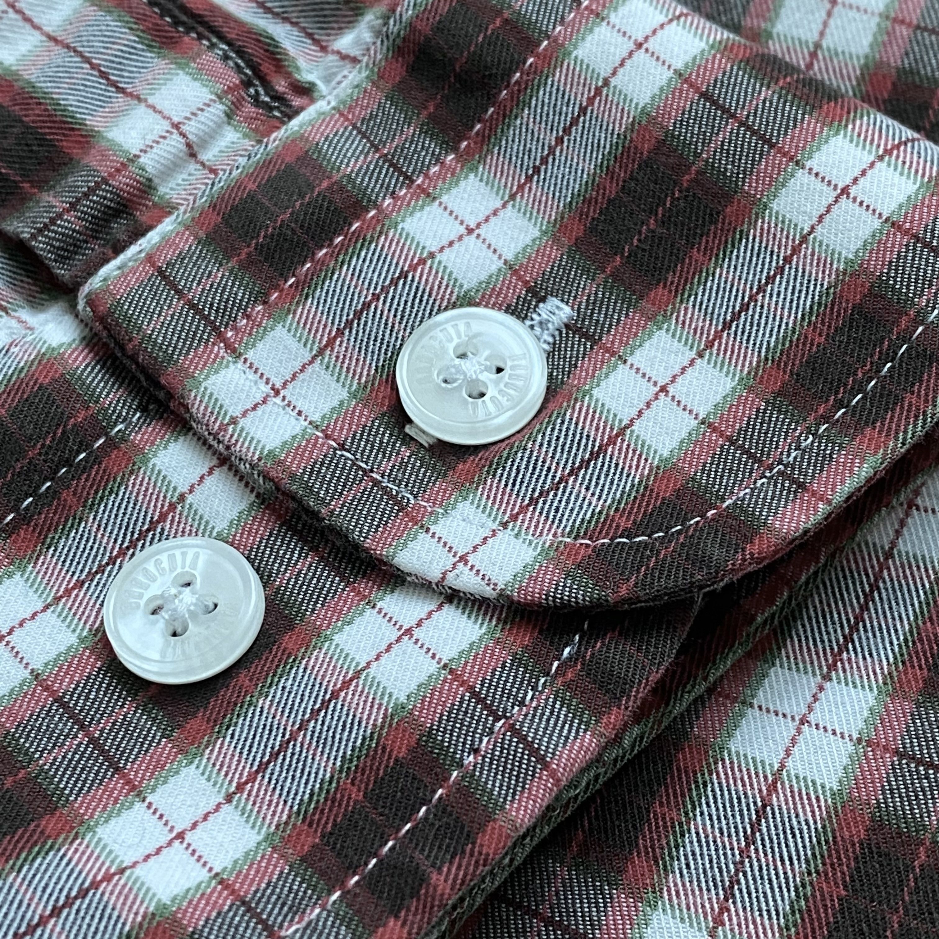 Baracuta 👔 Vintage luxury Batacuta Shirt checked Size US XL / EU 56 / 4 - 8 Thumbnail