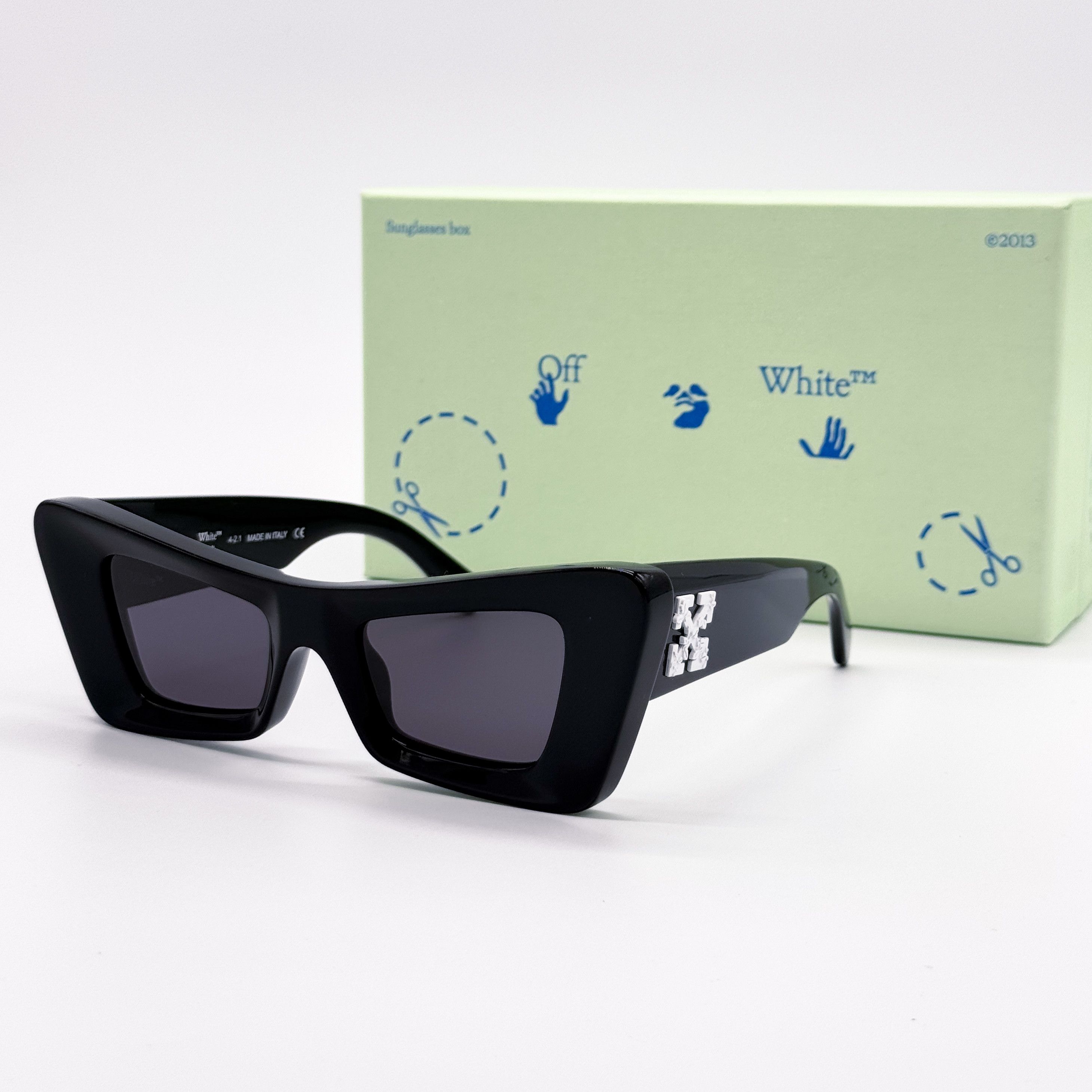 Off-White NEW OFF-WHITE ACCRA 007 BLACK CAT EYE WOMEN SUNGLASSES Size ONE SIZE - 1 Thumbnail