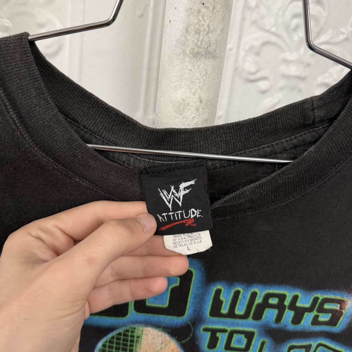 Vintage vintage 2000 goldberg graphic WWF tee tshirt Size US L / EU 52-54 / 3 - 4 Thumbnail