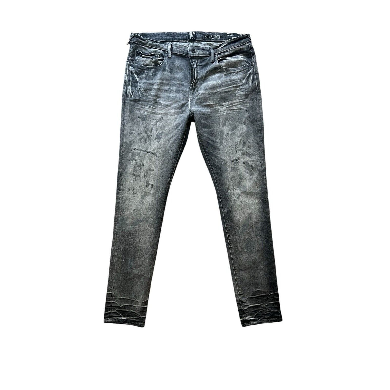 Prps PRPS Cayenne Skinny Mens Stretch Jeans Grey $248 Size 42/32 Size US 42 / EU 58 - 1 Thumbnail