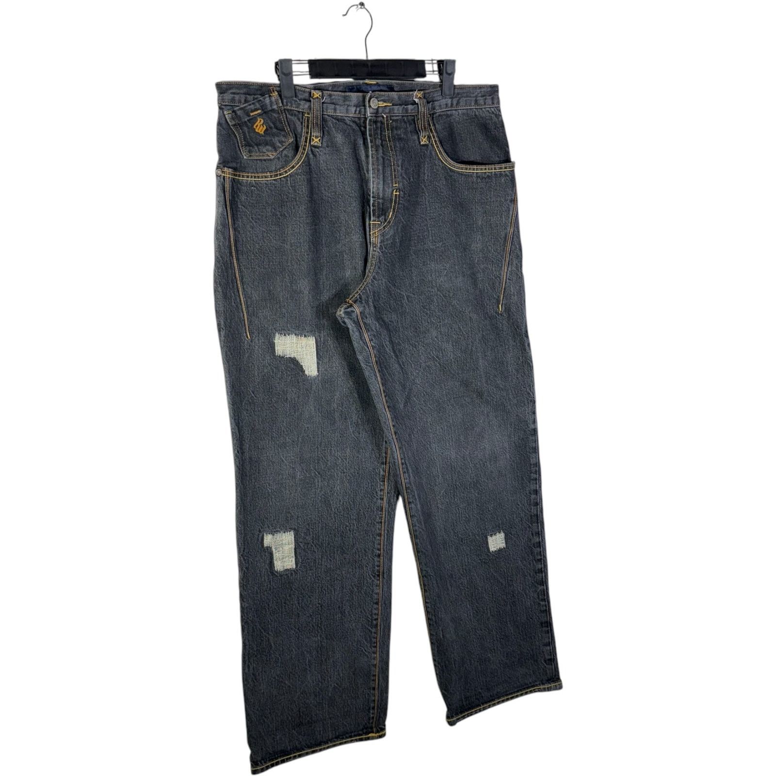 Rocawear Y2K Rocawear Wide Leg Denim Jeans 36x30 Size US 36 / EU 52 - 4 Thumbnail