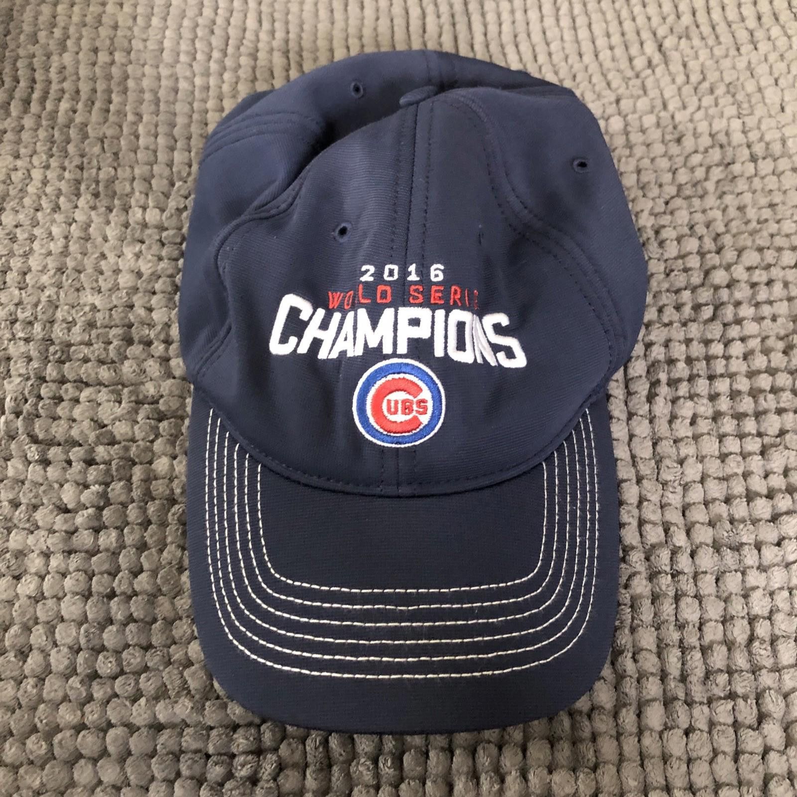 47 Chicago Cubs Hat OSFA Blue 2016 World Series Champions 47' Size ONE SIZE - 1 Thumbnail