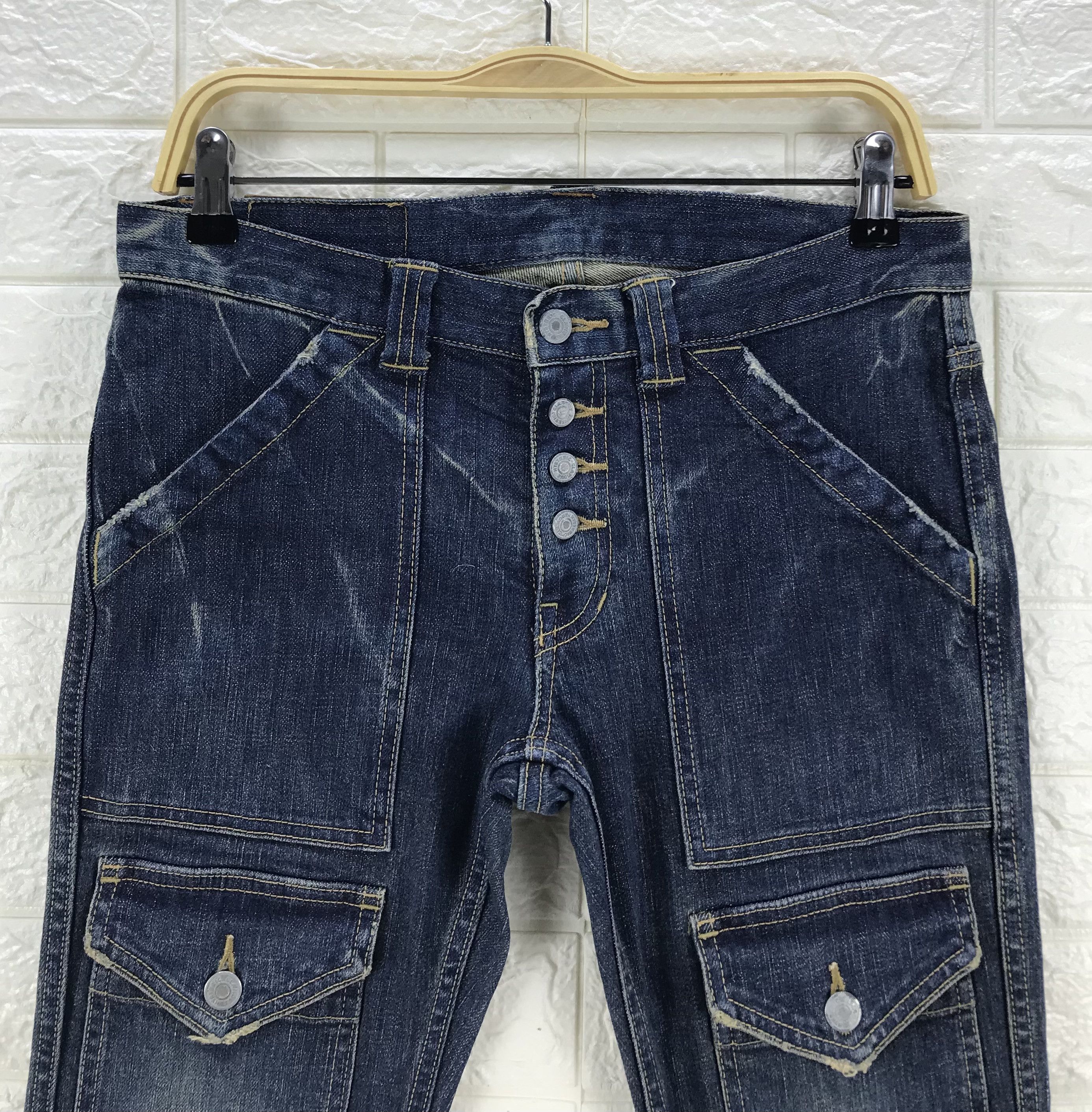 Hysteric Glamour Vintage Hysteric Glamour Flare Jeans Bush Denim Size 31" - 5 Thumbnail