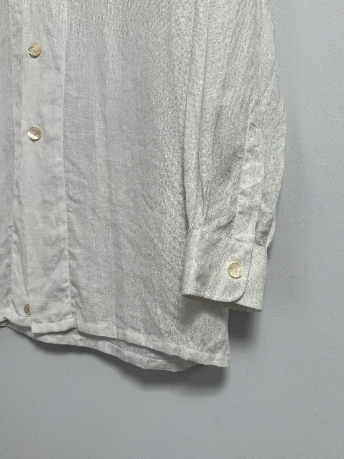 Dolce & Gabbana Dolce&Gabbana Button Up Shirt Luxury Lino Size 43/17 Size US XL / EU 56 / 4 - 6 Thumbnail