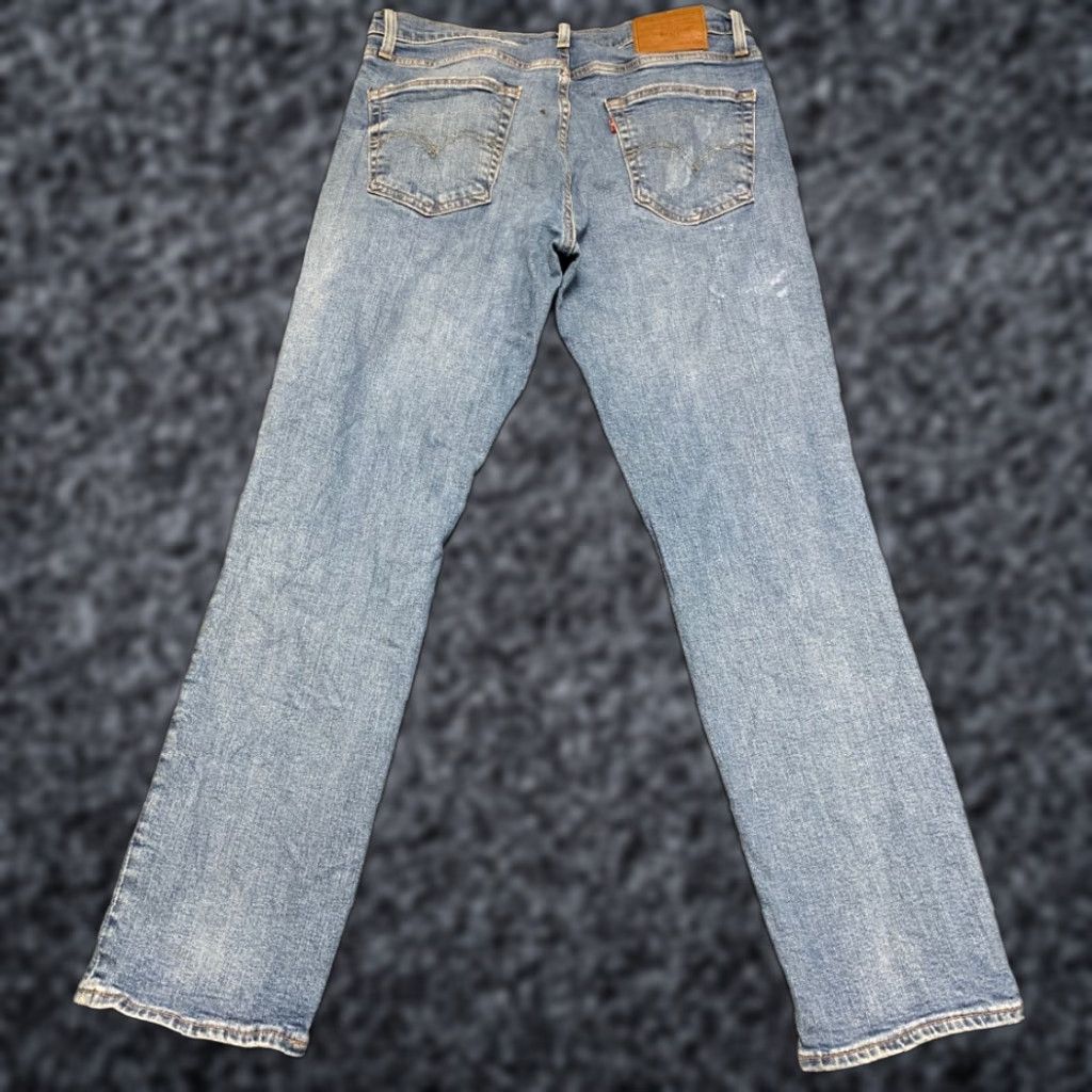 Levi's Levi's 511 Premium Slim Fit Jeans Mens 34x30 Blue Denim Performance Straight Leg Size US 34 / EU 50 - 1 Thumbnail