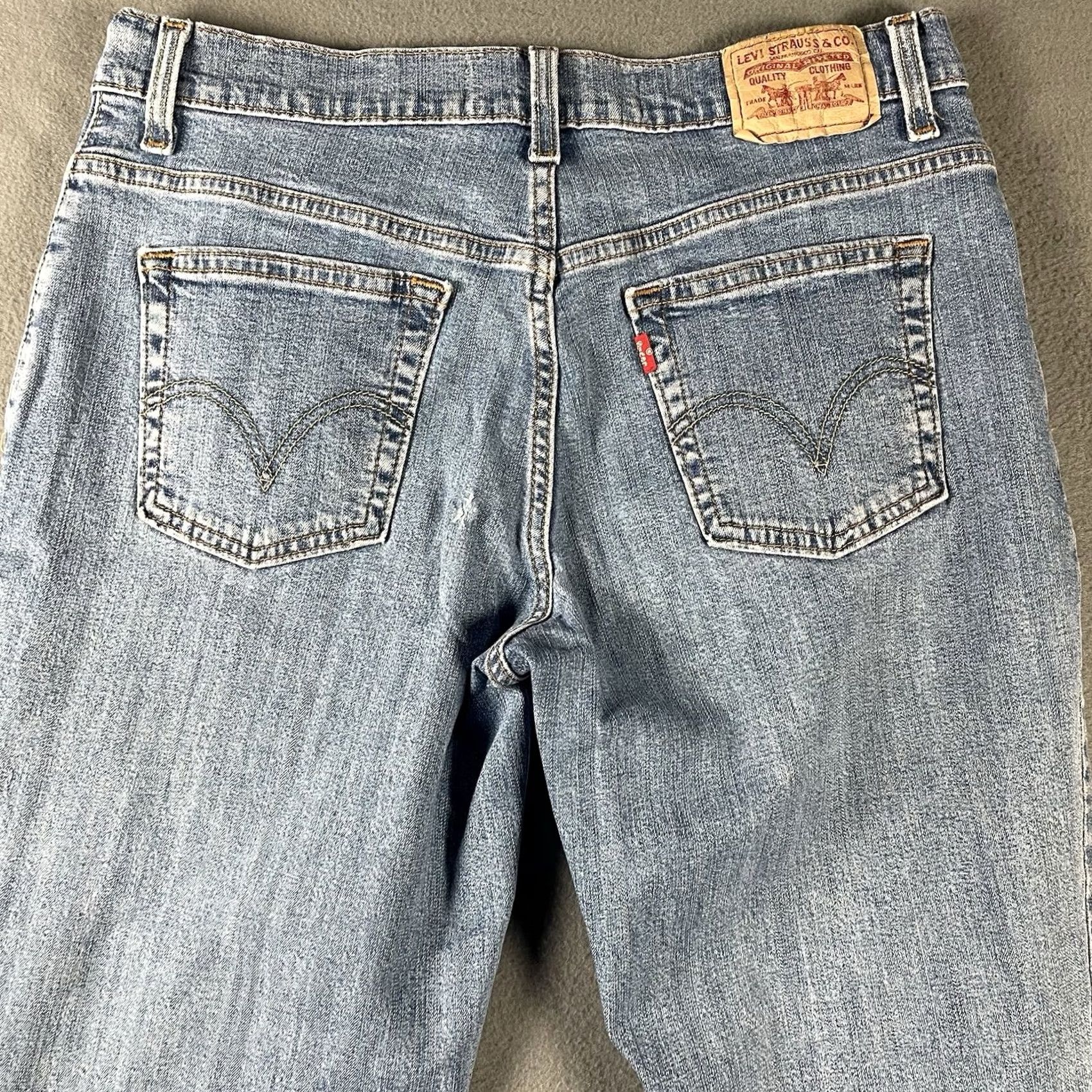 Levi's VINTAGE Levi's 550 Jeans Womens 12M Medium Wash Relaxed Fit Bootcut Cowgirl Size 34" / US 12 / IT 48 - 3 Thumbnail