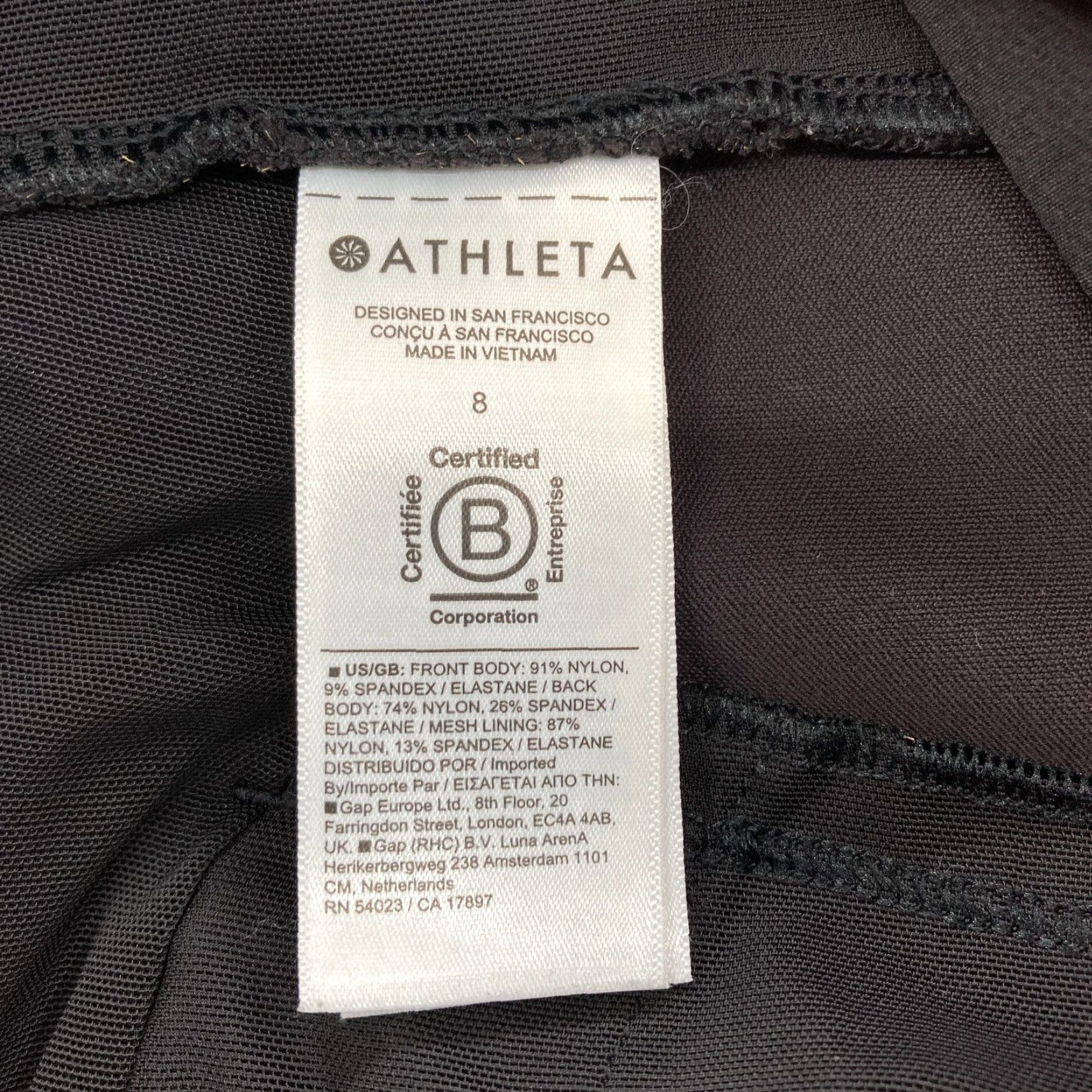 Athleta Athleta Headlands Hybrid Pant Women's 8 Black Nylon Stretch Ankle Cropped Pant Size 30" / US 8 / IT 44 - 5 Thumbnail