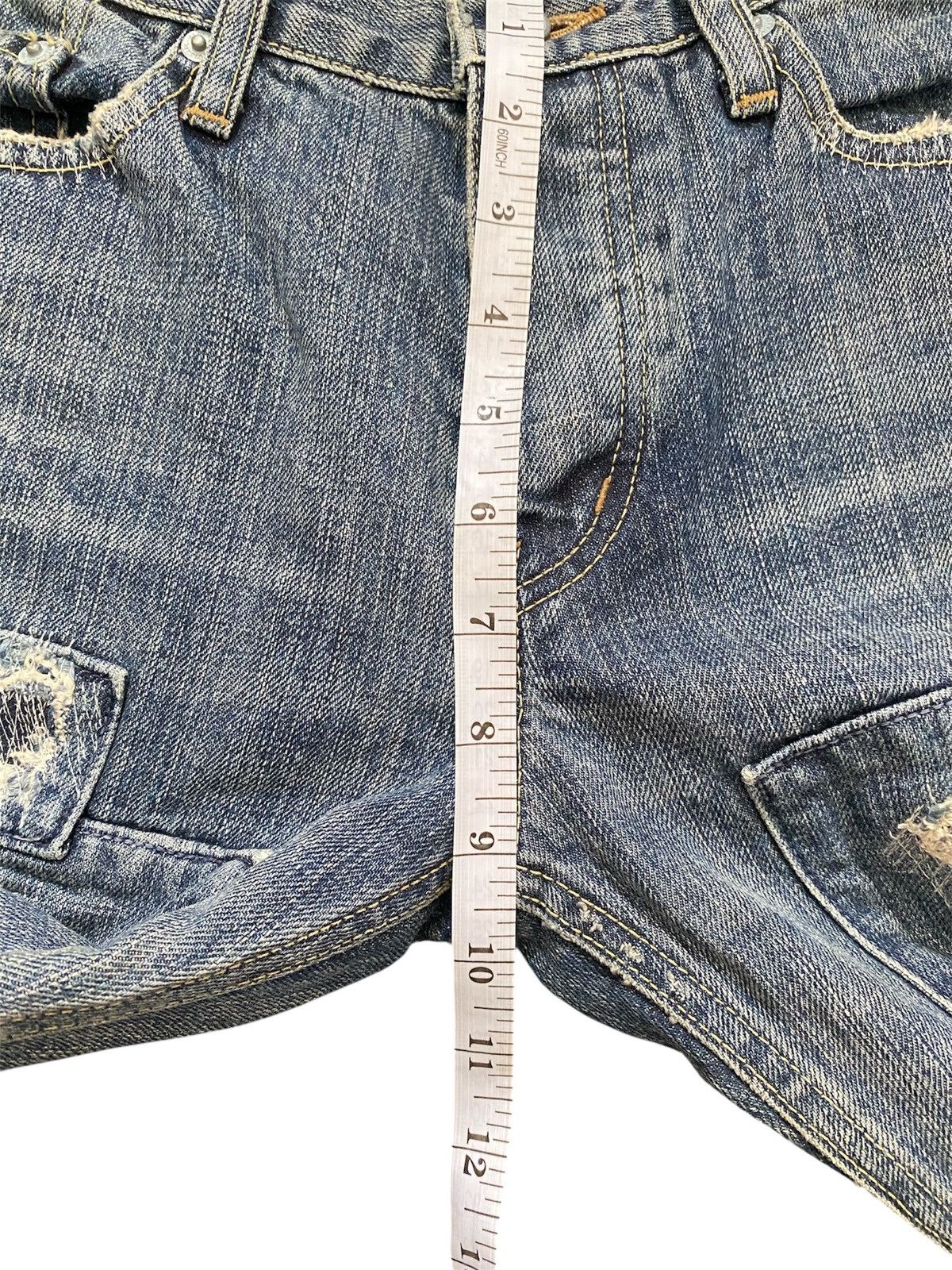 Hysteric Glamour Hysteric Glamour Patchwork Distressed Denim Size US 30 / EU 46 - 14 Thumbnail