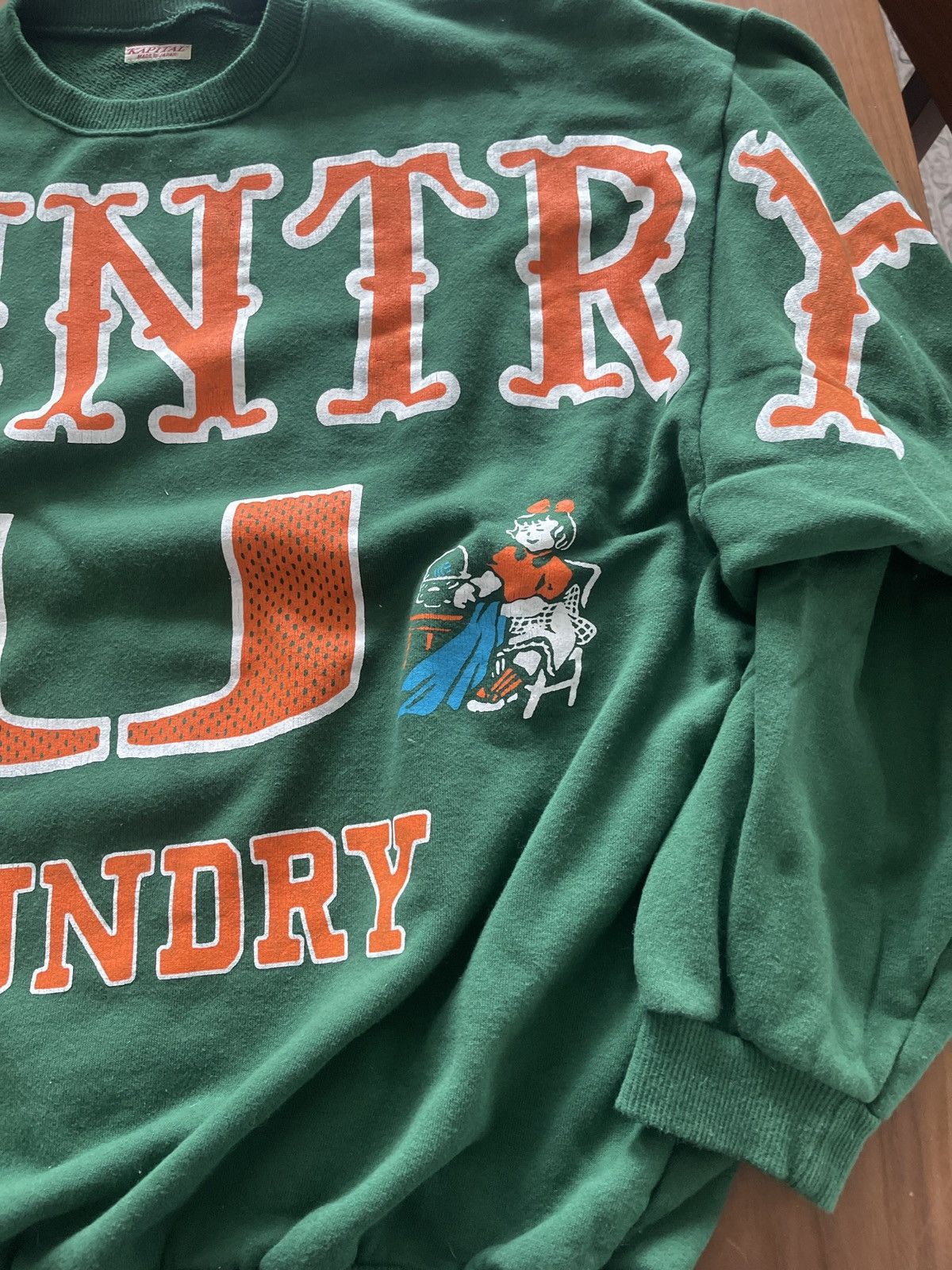 Kapital Kountry Kapital Kountry laundry college crewneck Size US L / EU 52-54 / 3 - 3 Thumbnail