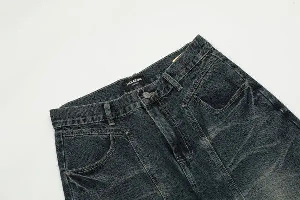 Japanese Brand High street washed distressed ripped flared jeans y2k Size US 32 / EU 48 - 3 Thumbnail