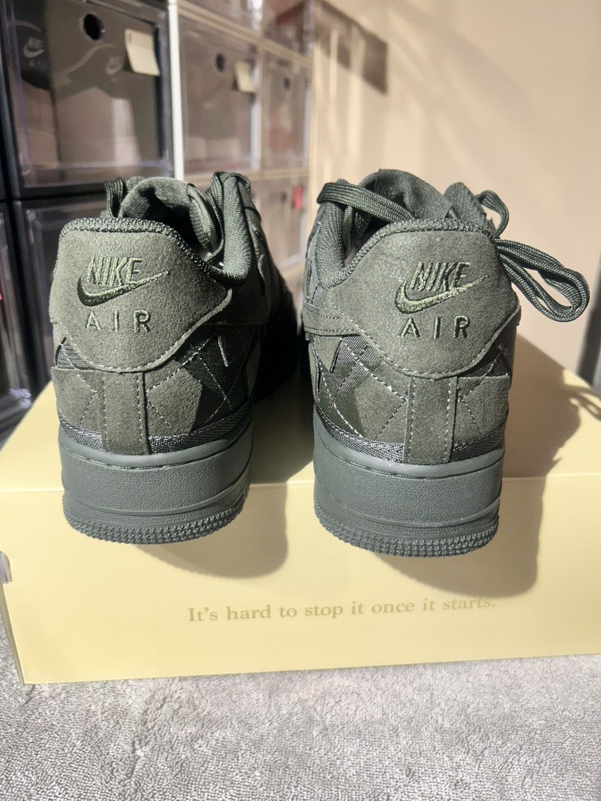 Billie Eilish × Nike Nike x Billie Eilish Air Force 1 Low "Sequoia" Size US 12 / EU 45 - 4 Thumbnail