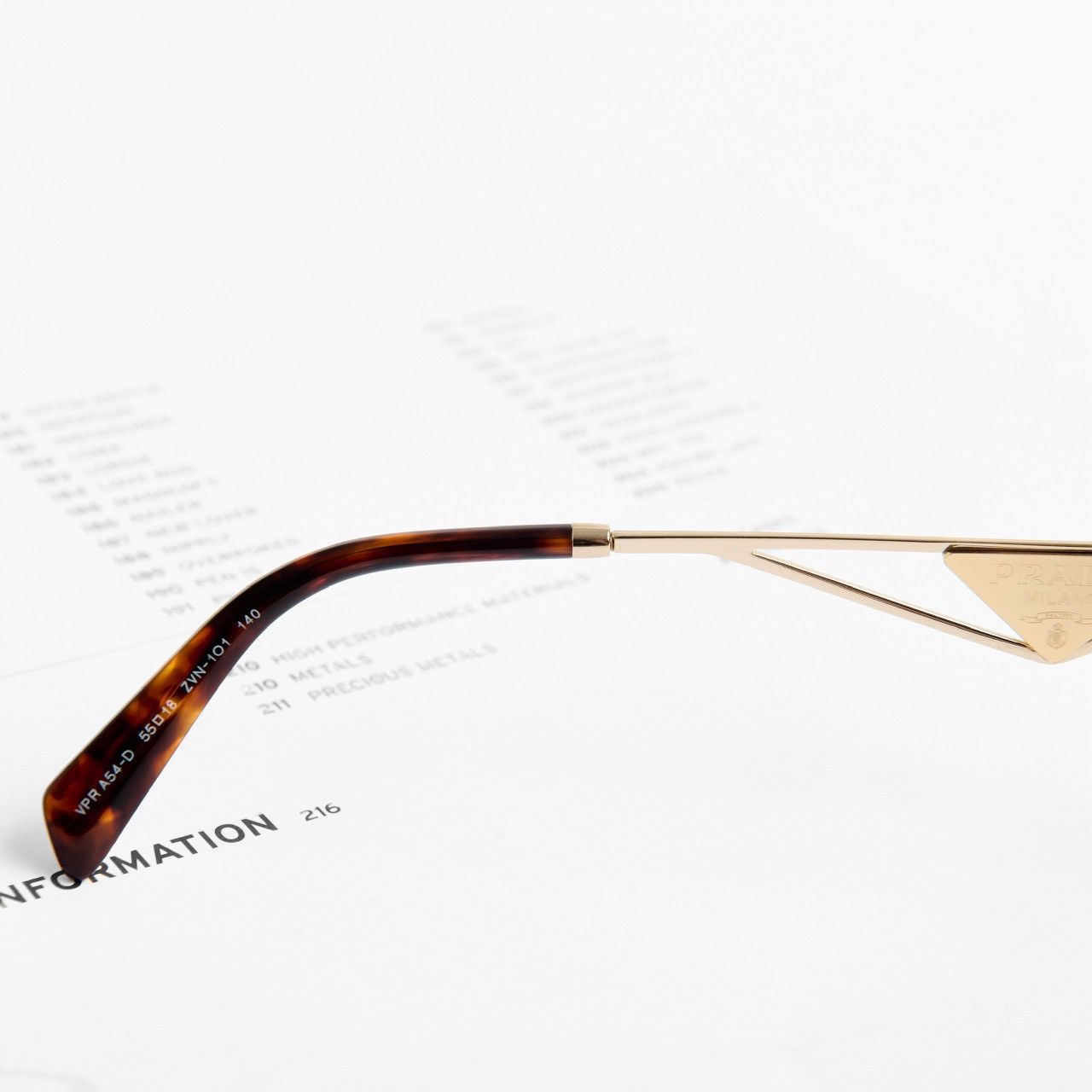 Prada PRADA 0PR A54VD ZVN101 GLASSES Size ONE SIZE - 5 Thumbnail