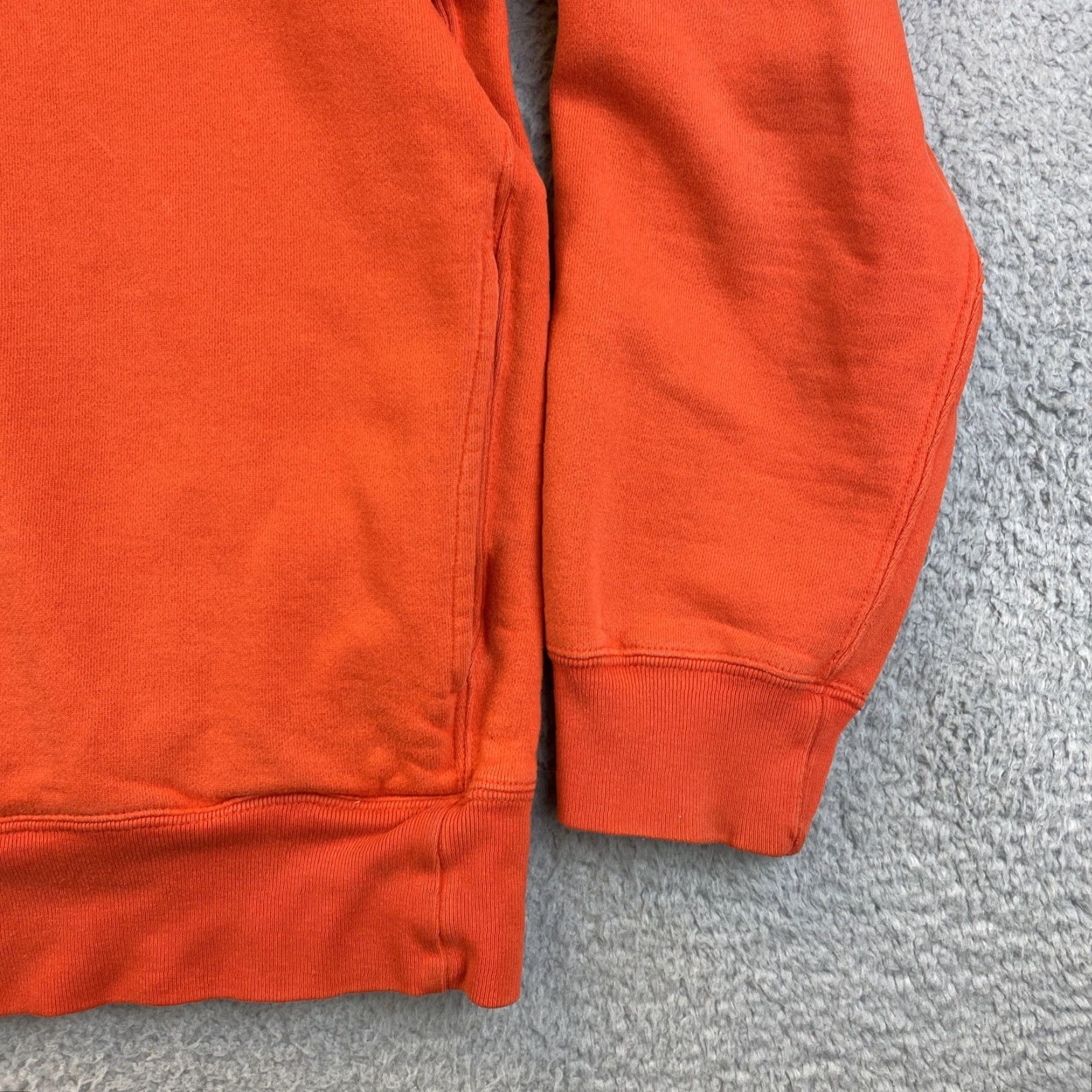 Polo Ralph Lauren Polo Ralph Lauren Men's Large Orange Fleece Sweatshirt Pullover Mock Neck Fall Winter Spring Size US L / EU 52-54 / 3 - 2 Thumbnail