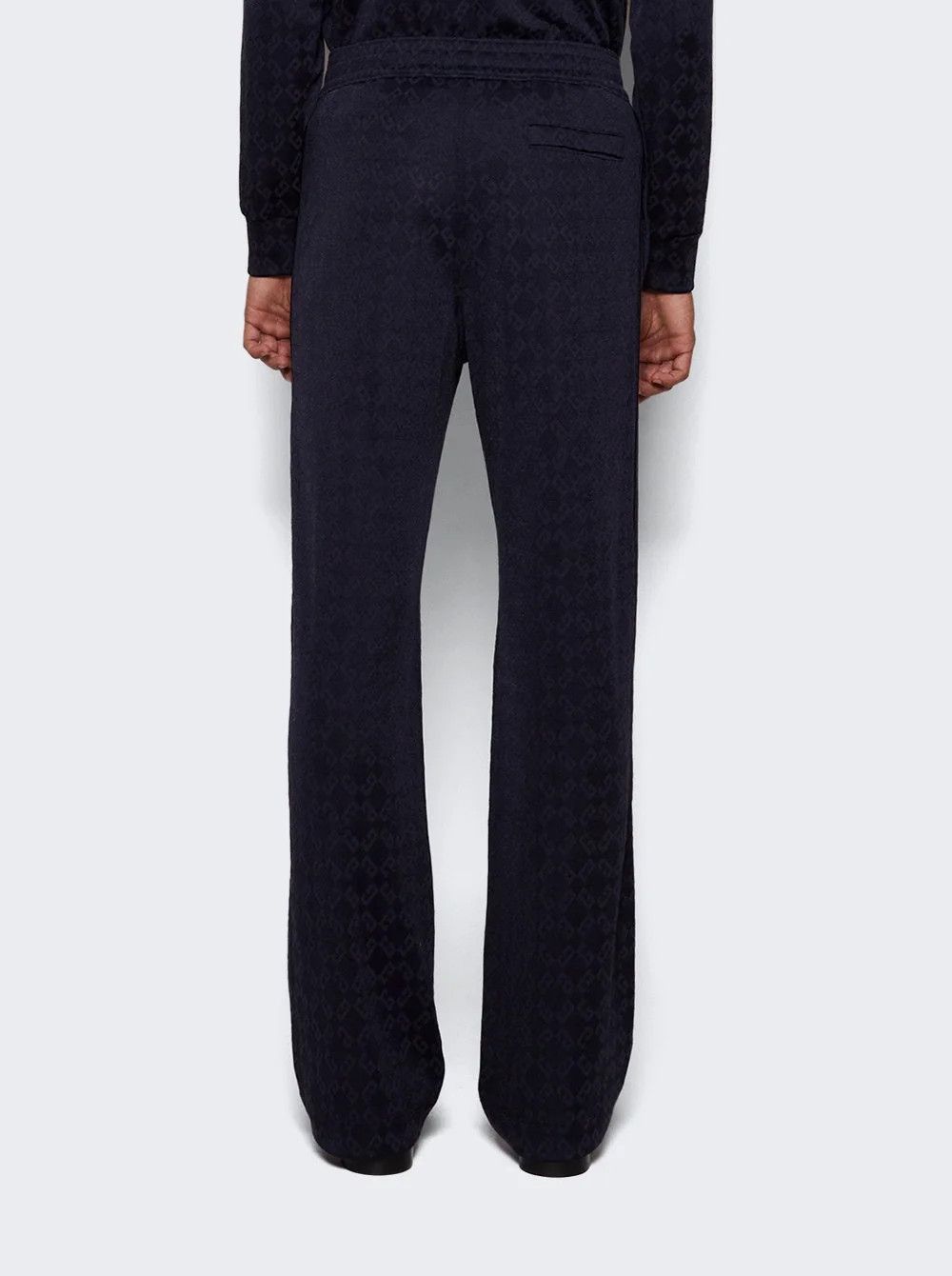Givenchy o1w1db10326 Straight Leg Formal Sweatpants & Joggers in Blue Size US 40 / EU 56 - 5 Thumbnail