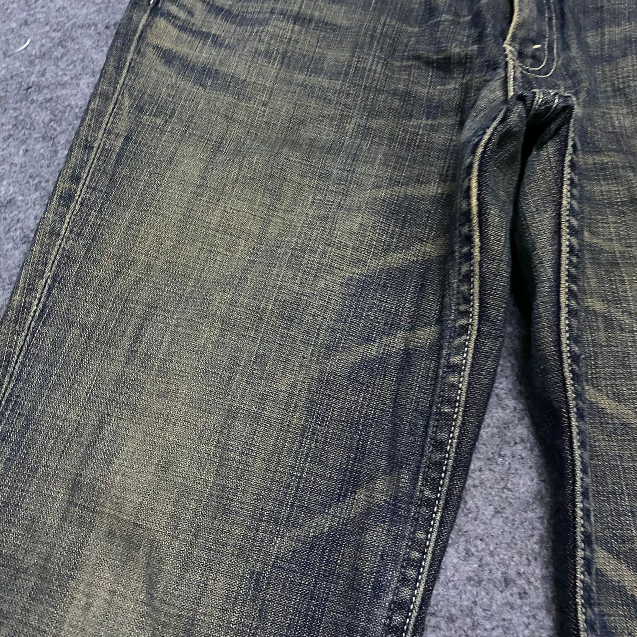 If Six Was Nine 💥Flare💥Vintage Levis Distressed Denim Size US 31 - 8 Thumbnail