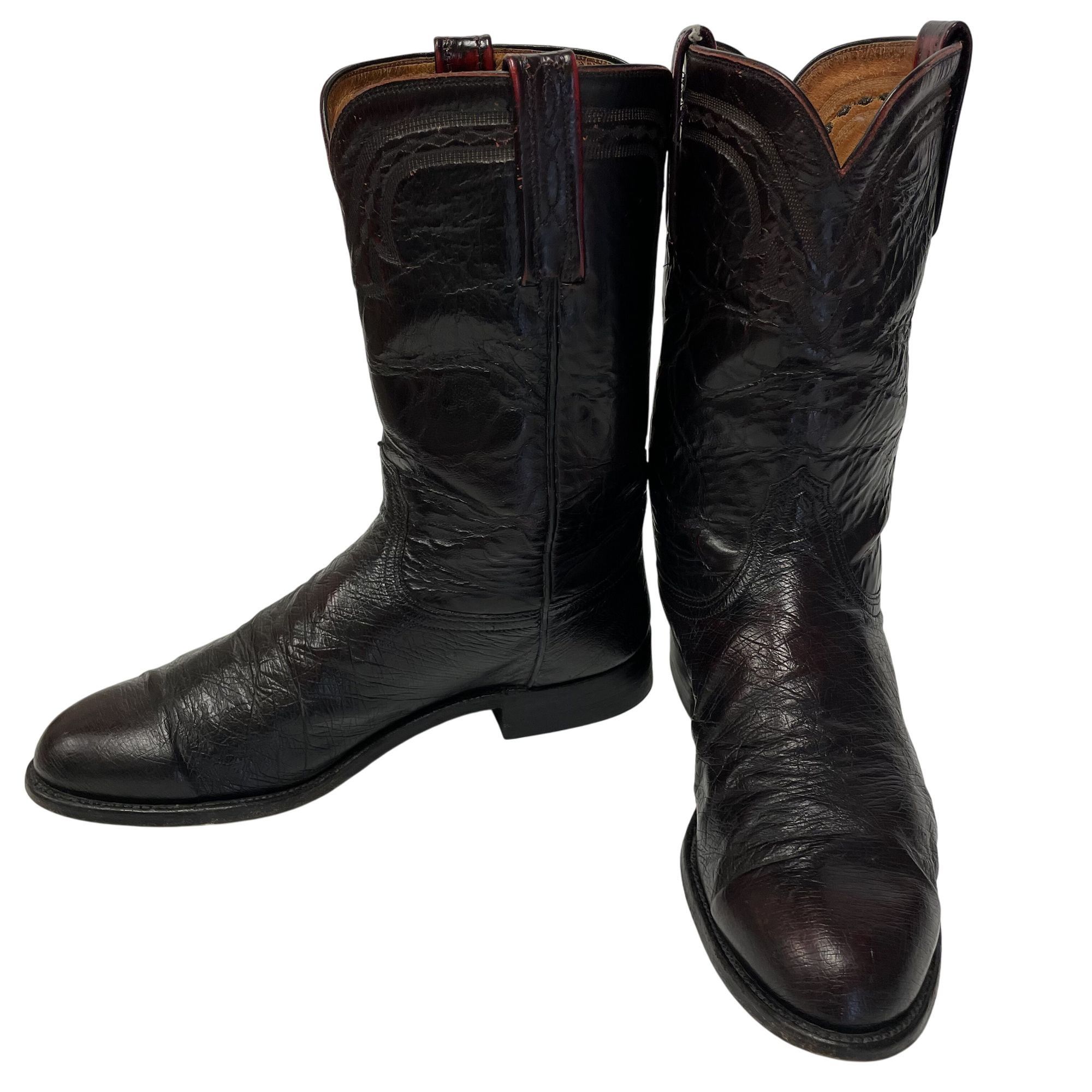Lucchese Lucchese 2000 Cowboy Western SMOOTH OSTRICH Roper Boots Size US 8.5 / EU 41-42 - 5 Thumbnail