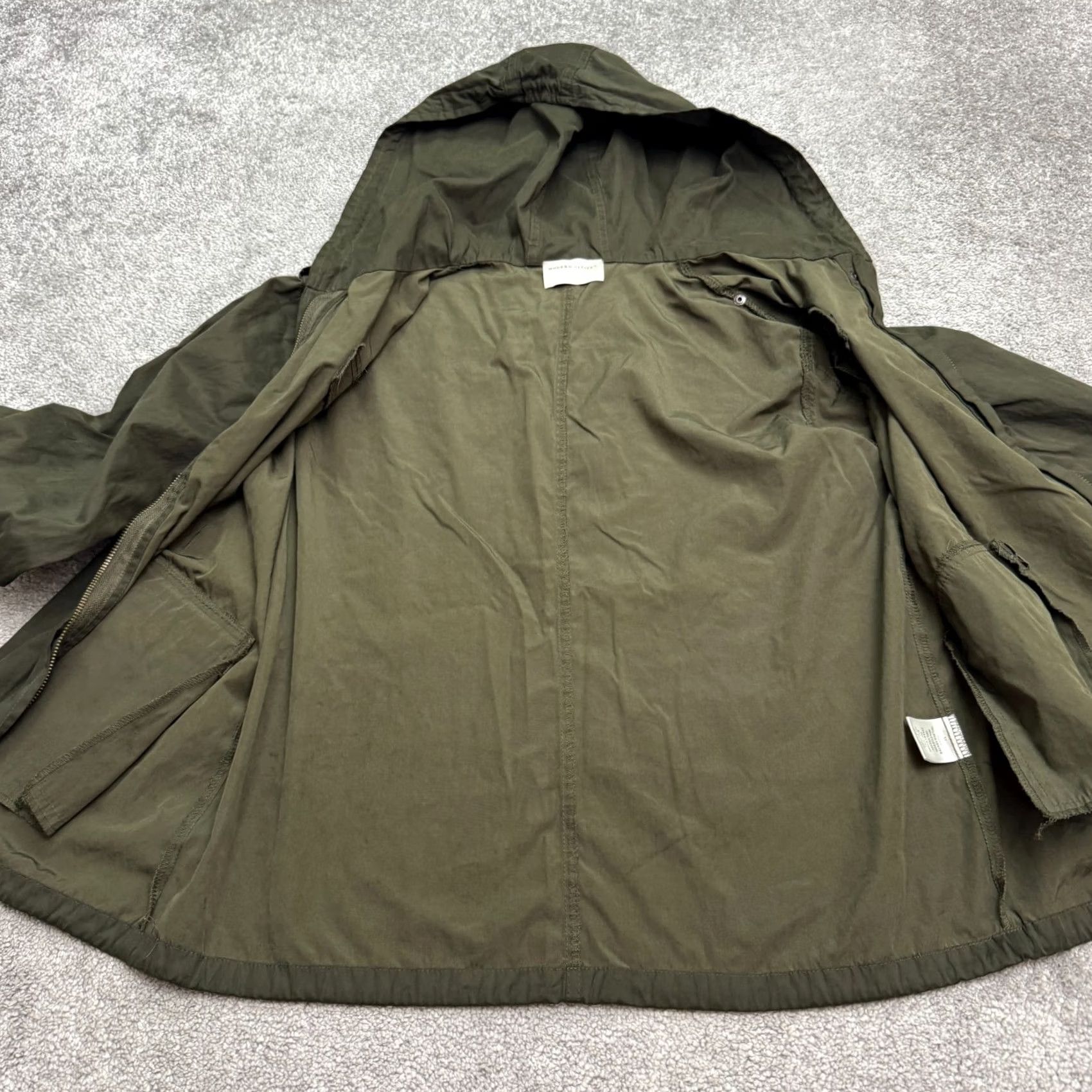 Citizen Modern Citizen Hoodie Parka Jacket Womens Medium Olive Green Full Zip Size M / US 6-8 / IT 42-44 - 4 Thumbnail