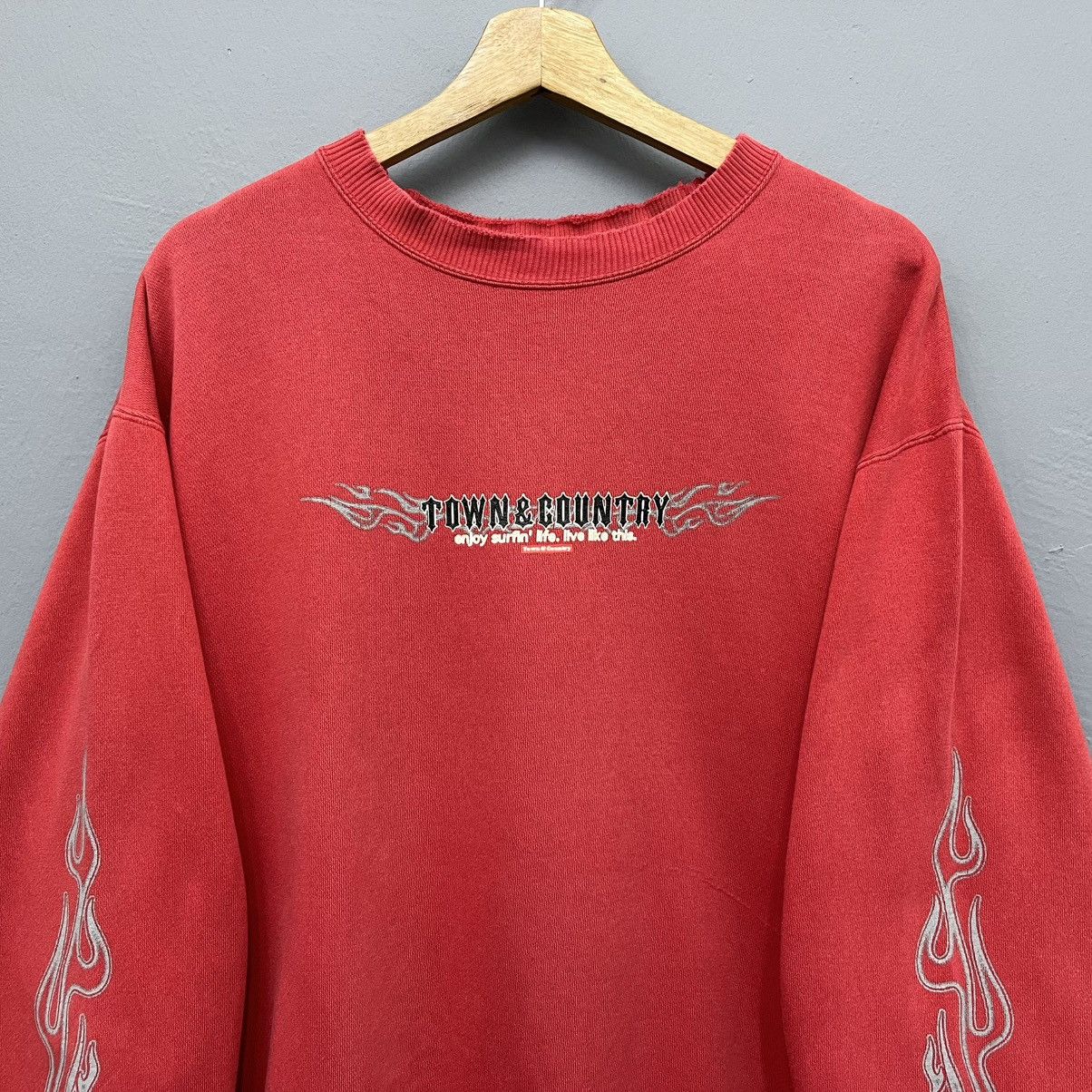 Other Town & Country Surf Flames Crewneck Sweatshirt Size US XL / EU 56 / 4 - 3 Thumbnail