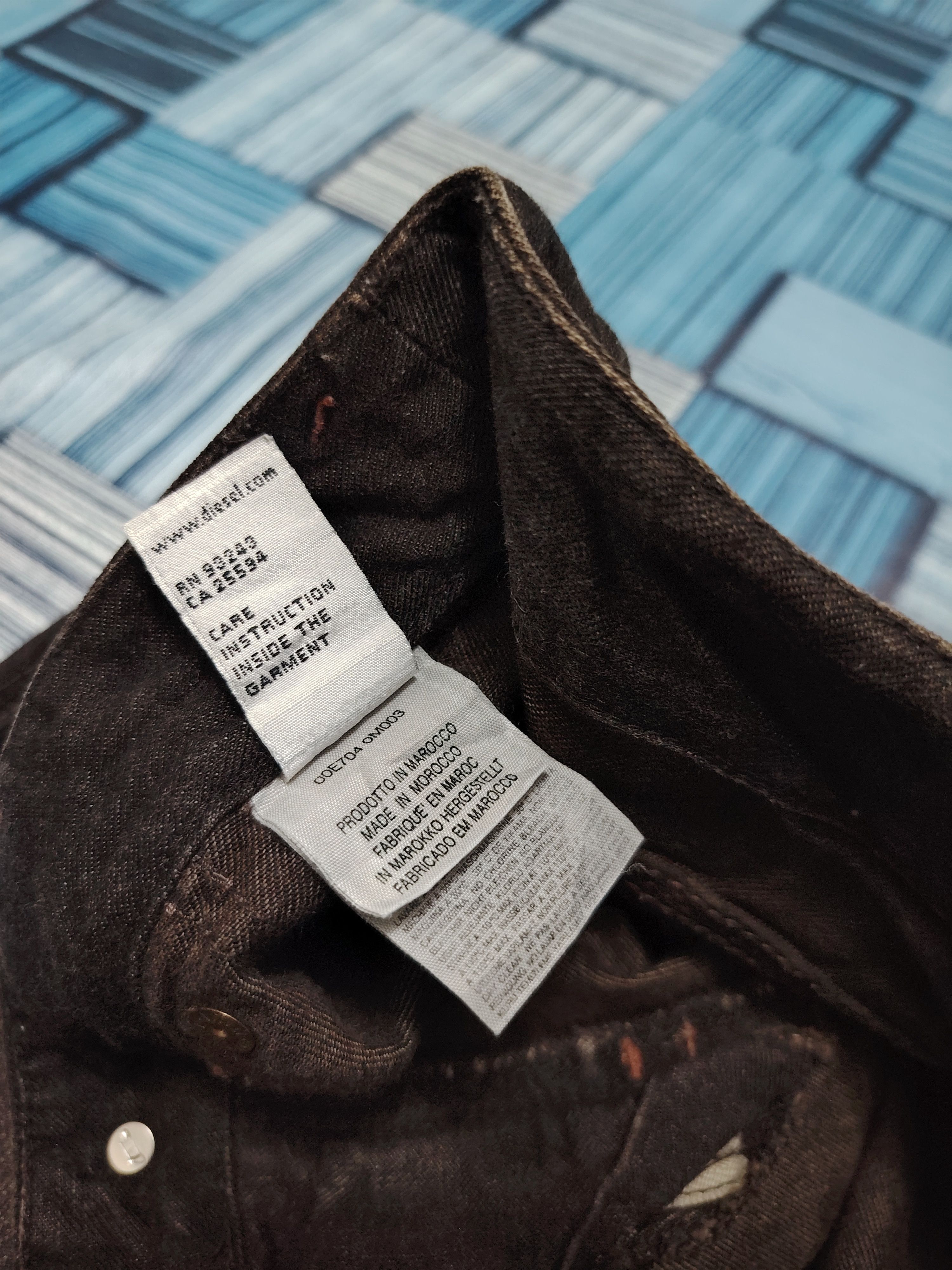 Diesel 💥Insane 90s Diesel Industry Flared Jeans Size 28" / US 6 / IT 42 - 10 Thumbnail