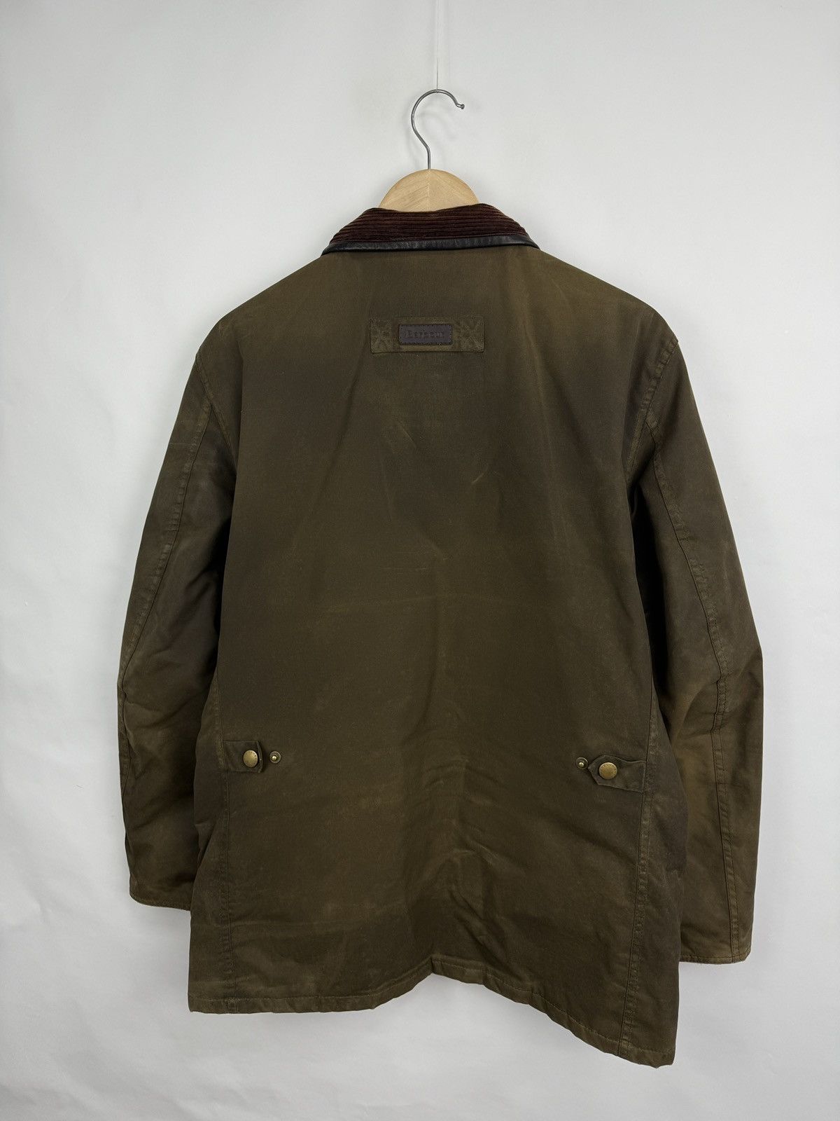 Barbour × Noah 🇬🇧 Barbour Hereford Wax Jacket Rare Retro Size US M / EU 48-50 / 2 - 14 Thumbnail