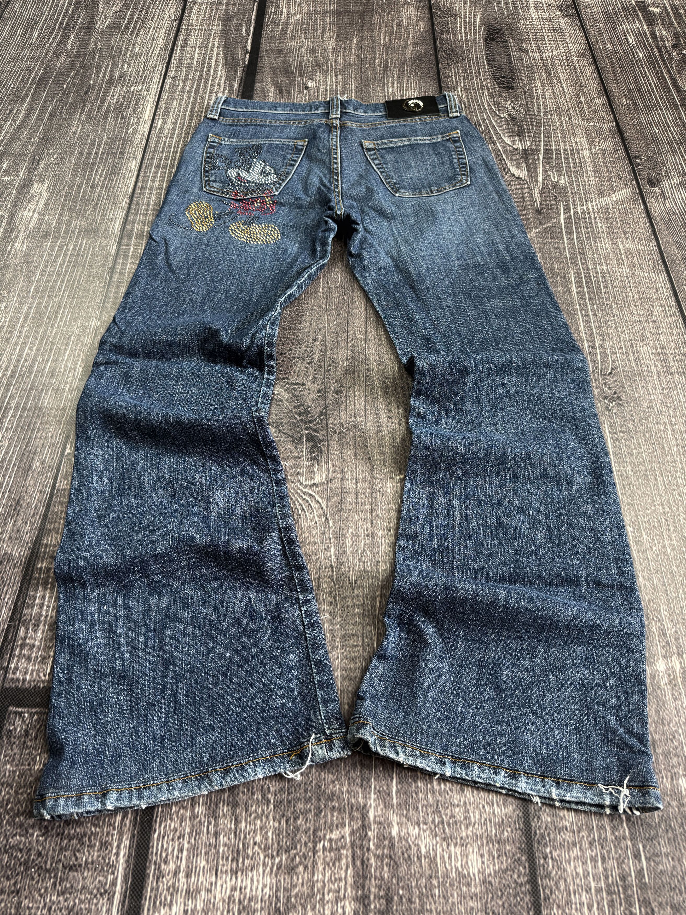 Hysteric Glamour :VTG Hysteric Glamour Style MICKEY MOUSE Washed Jeans 90s Size US 30 / EU 46 - 1 Thumbnail
