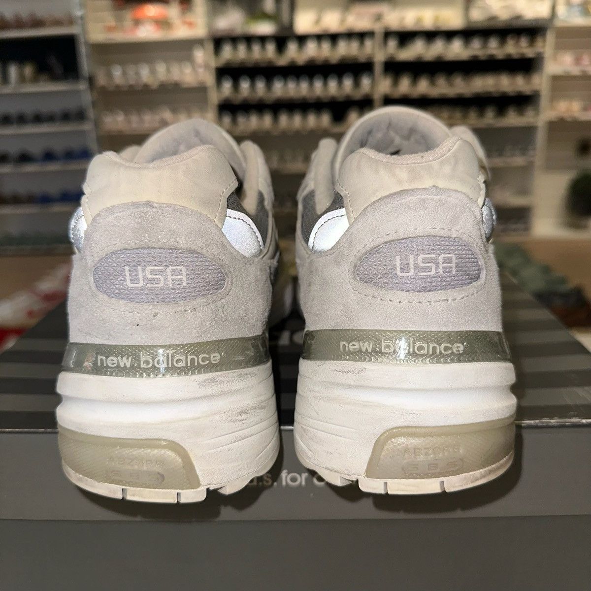 New Balance Size 11 - New Balance 992 Made in USA Nimbus Cloud White Size US 11 / EU 44 - 3 Thumbnail