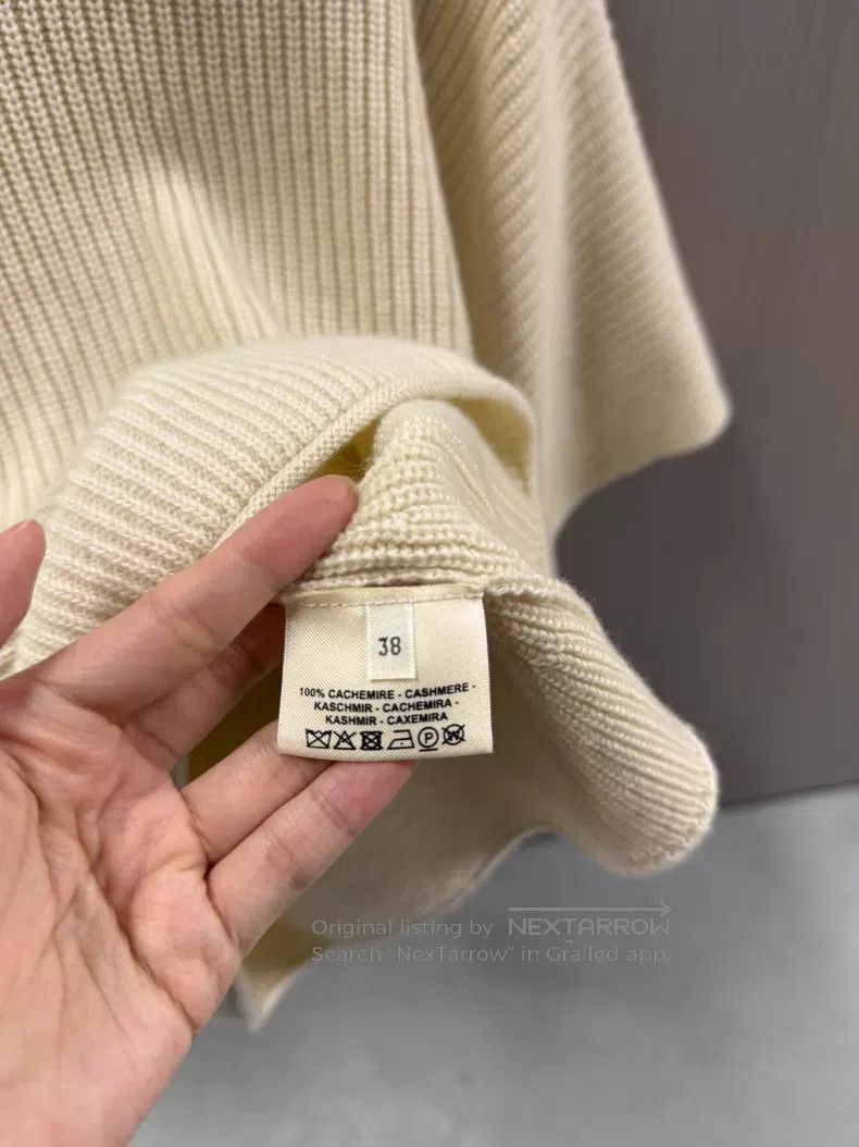 Hermes Hermes Fake Two-Piece Cloak Knit Sweater - Cashmere Size XS / US 0-2 / IT 36-38 - 3 Thumbnail