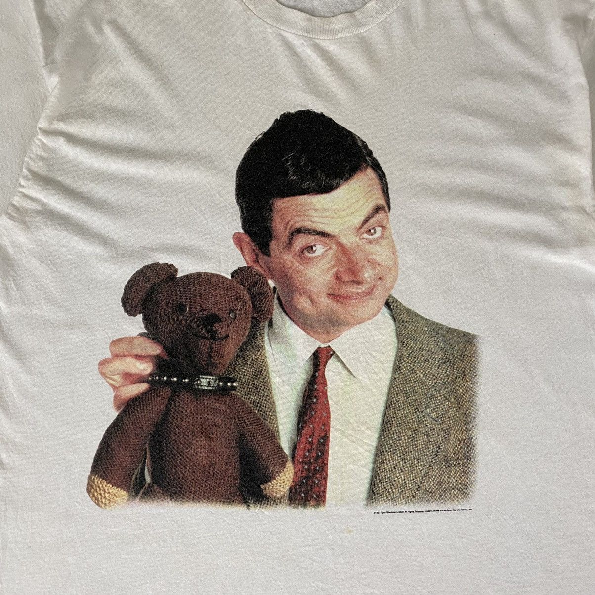 Vintage Vintage 1997 Mr. Bean Teddy Bear Delta T-shirt Size US XL / EU 56 / 4 - 3 Thumbnail