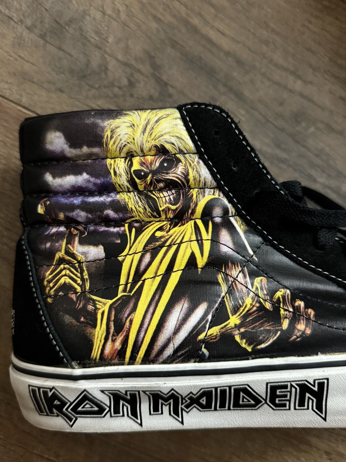 Metallica × Vans Iron Maiden Sk8-hi Black Size US 11 / EU 44 - 3 Thumbnail