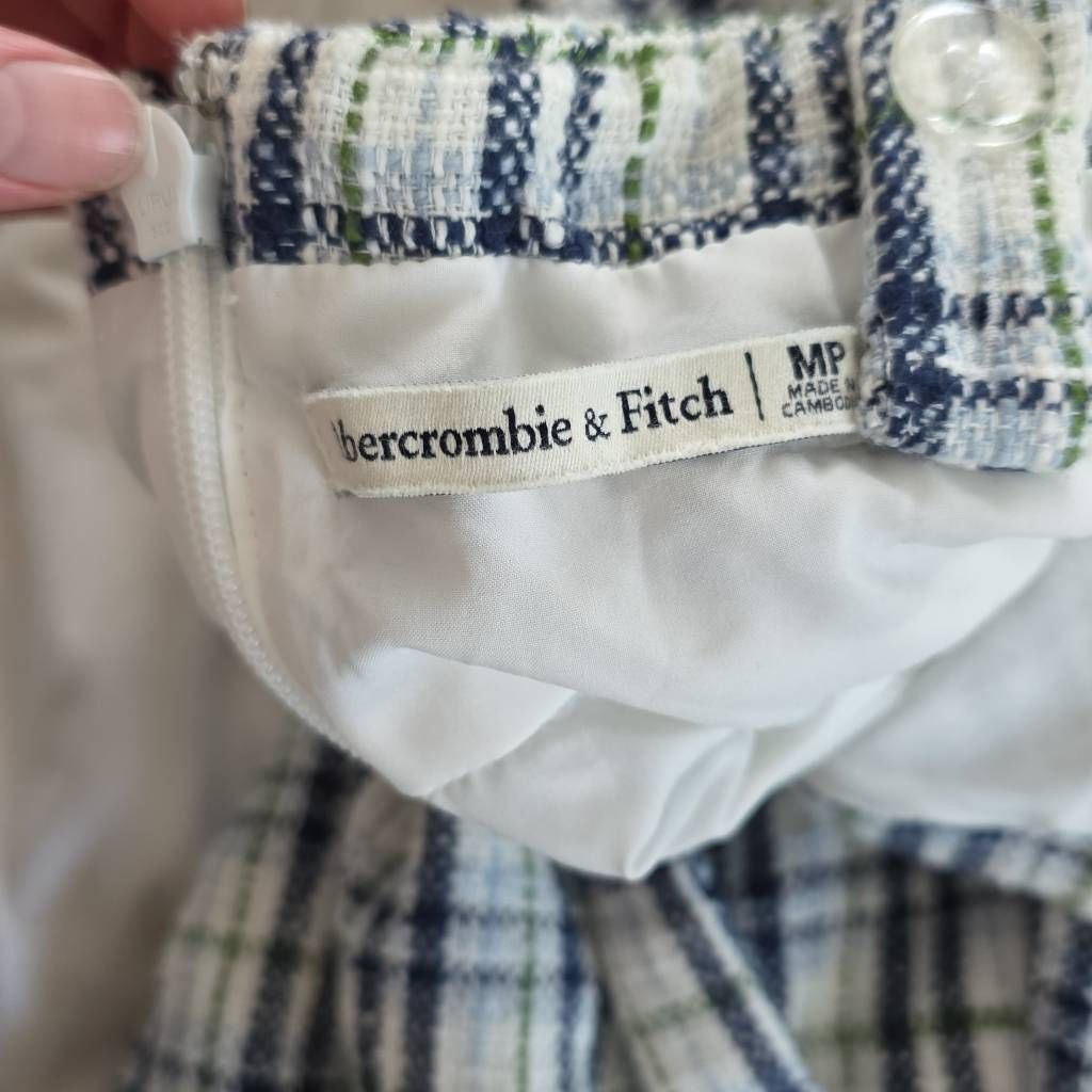 Abercrombie & Fitch Abercrombie & Fitch Women's Size Medium Petite White Navy Gr Size M / US 6-8 / IT 42-44 - 5 Thumbnail