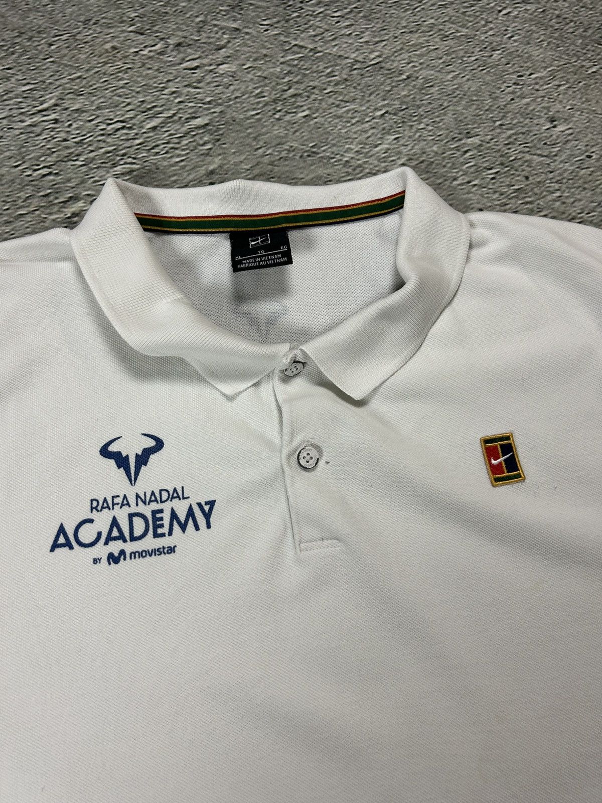 Nike Nike court vintage polo t-shirt Rafa Nadal Academy Size US XL / EU 56 / 4 - 2 Thumbnail