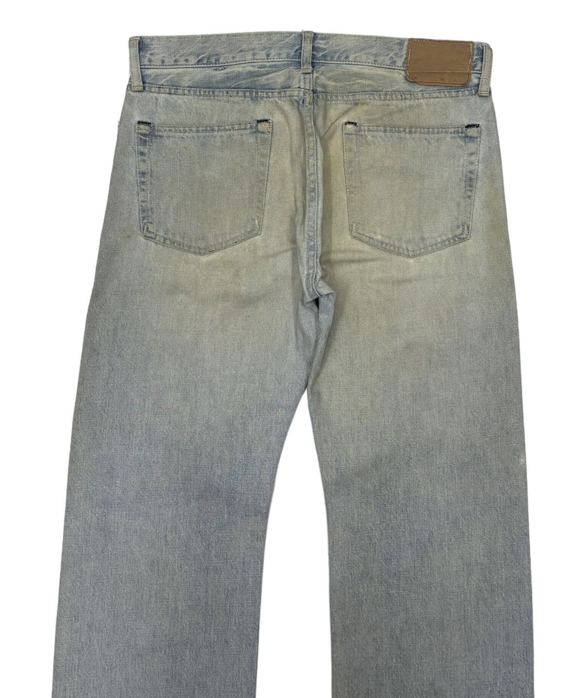 Hysteric Glamour 🔥VINTAGE SPELLBOUND BLUE WASH DISTRESSED DENIM JEANS Size US 33 - 6 Thumbnail
