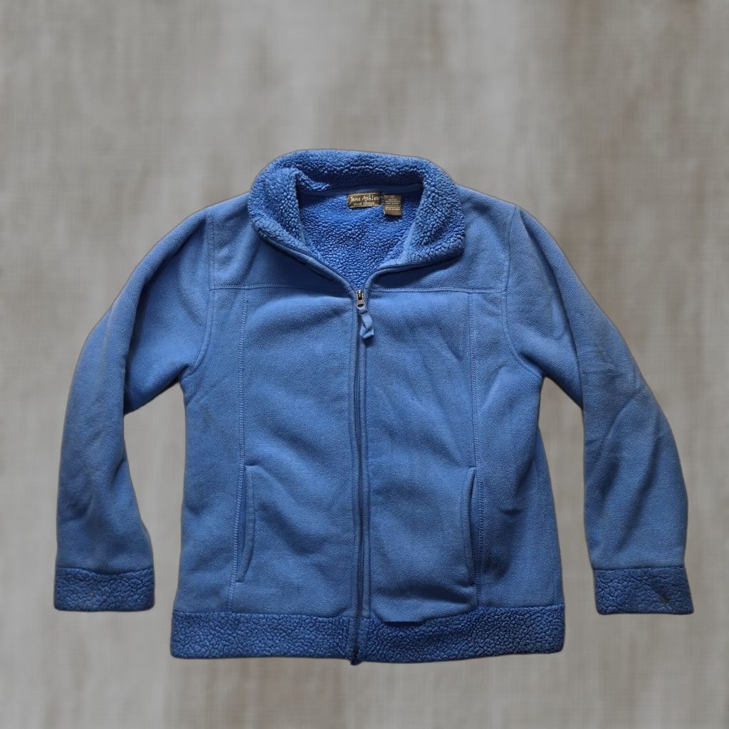 Vintage JANE ASHLEY Solid Blue Full Zip Sweater Jacket Adult Women's Size S Size S / US 4 / IT 40 - 1 Thumbnail