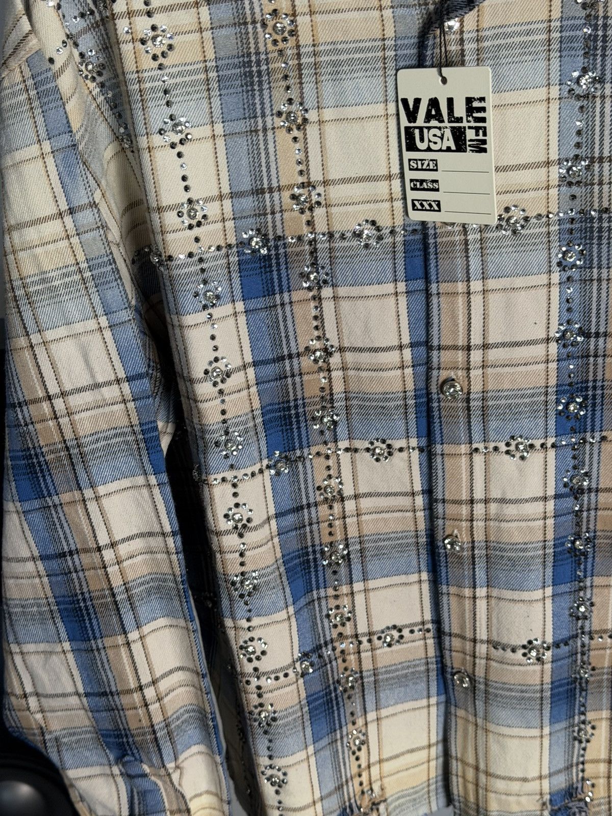 Vale Vale Forever Skyfall Flannel 'Cream/Blue’ Size US L / EU 52-54 / 3 - 5 Thumbnail