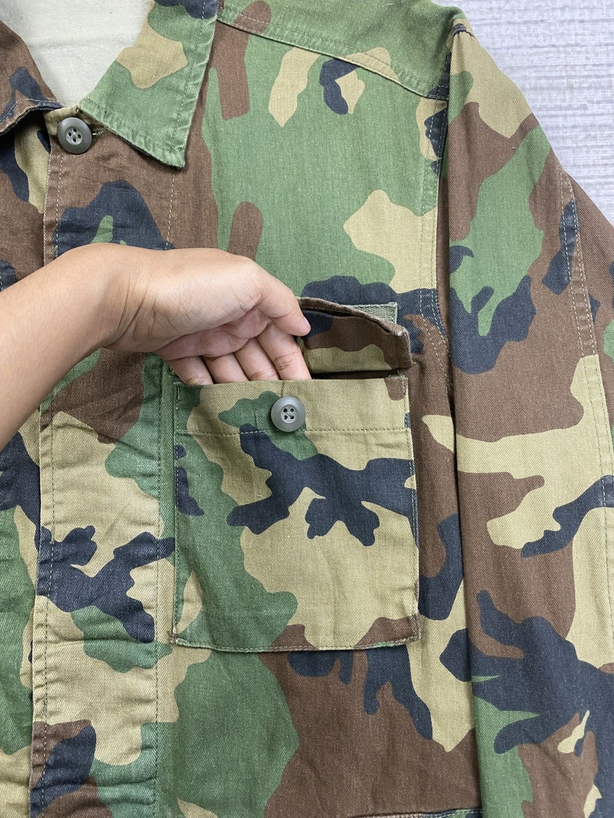 Vintage Vtg Browny Standard U.S Marines Camouflage M65 Field Jacket Size US M / EU 48-50 / 2 - 8 Thumbnail