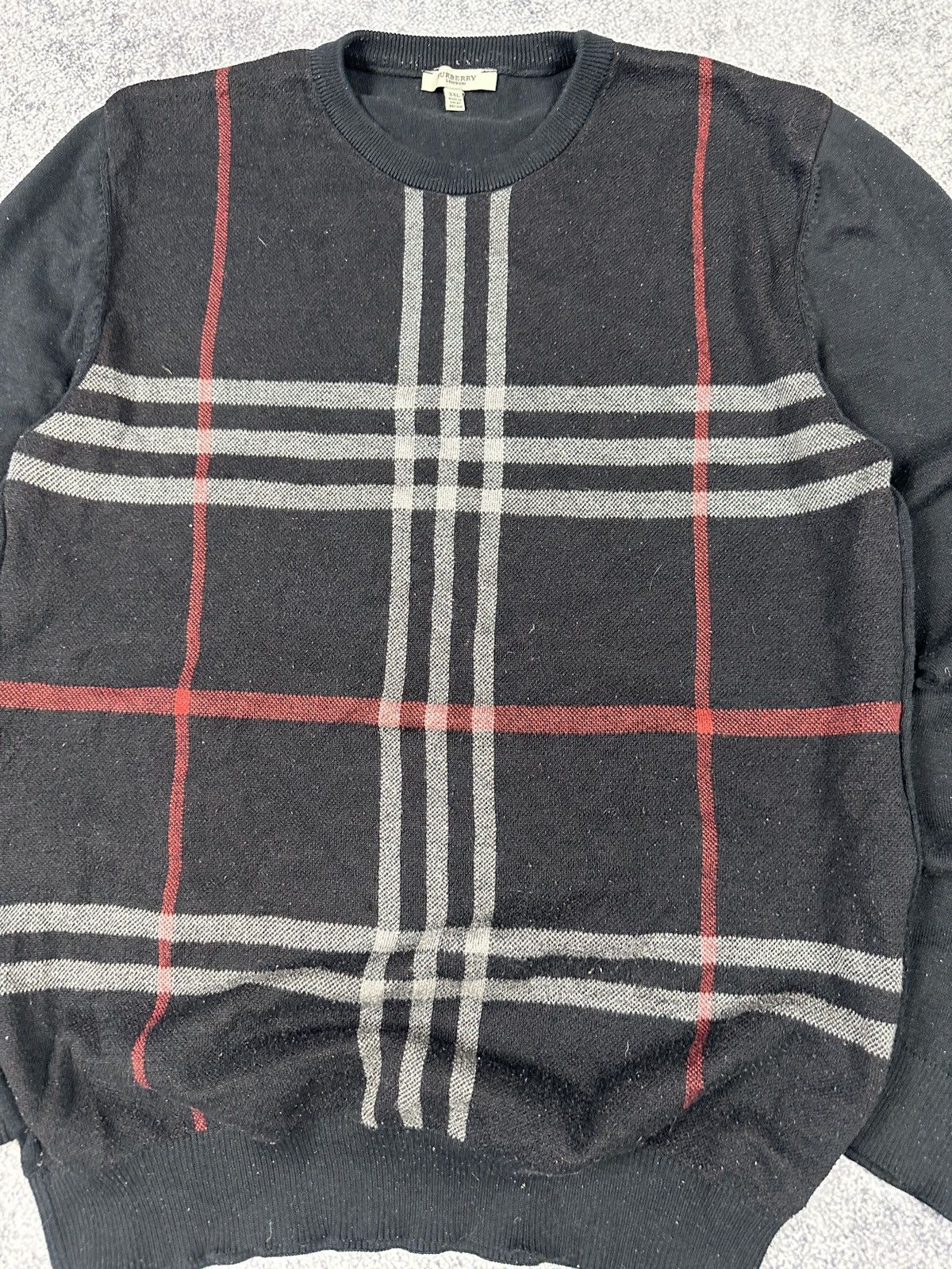 Burberry Vintage Burberry Check Sweater Streetwear Luxury XL Casual Size US XL / EU 56 / 4 - 2 Thumbnail