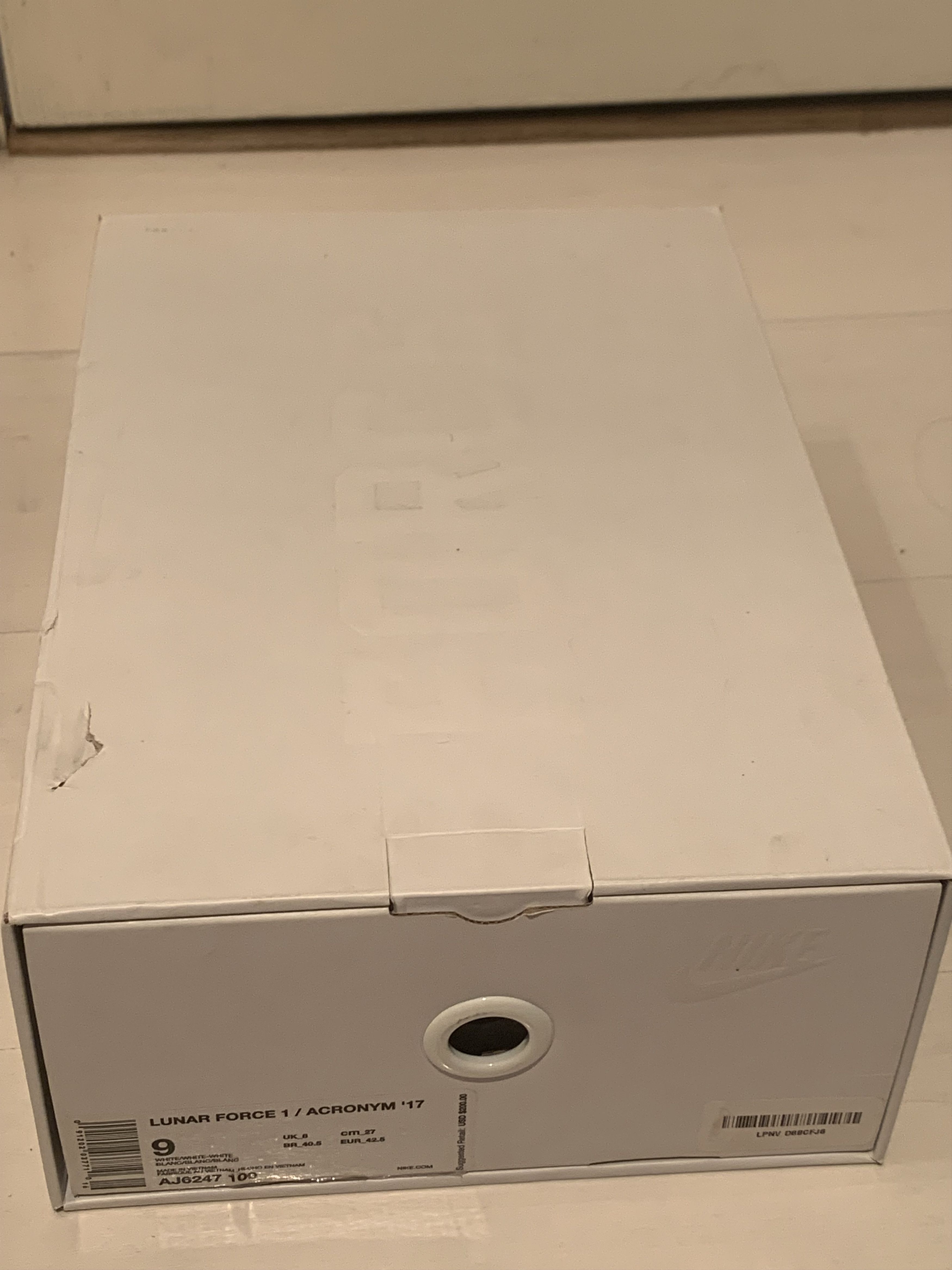 Acronym × Nike Nike x Acronym Lunar Force 1 White 9 US Size US 9 / EU 42 - 10 Thumbnail