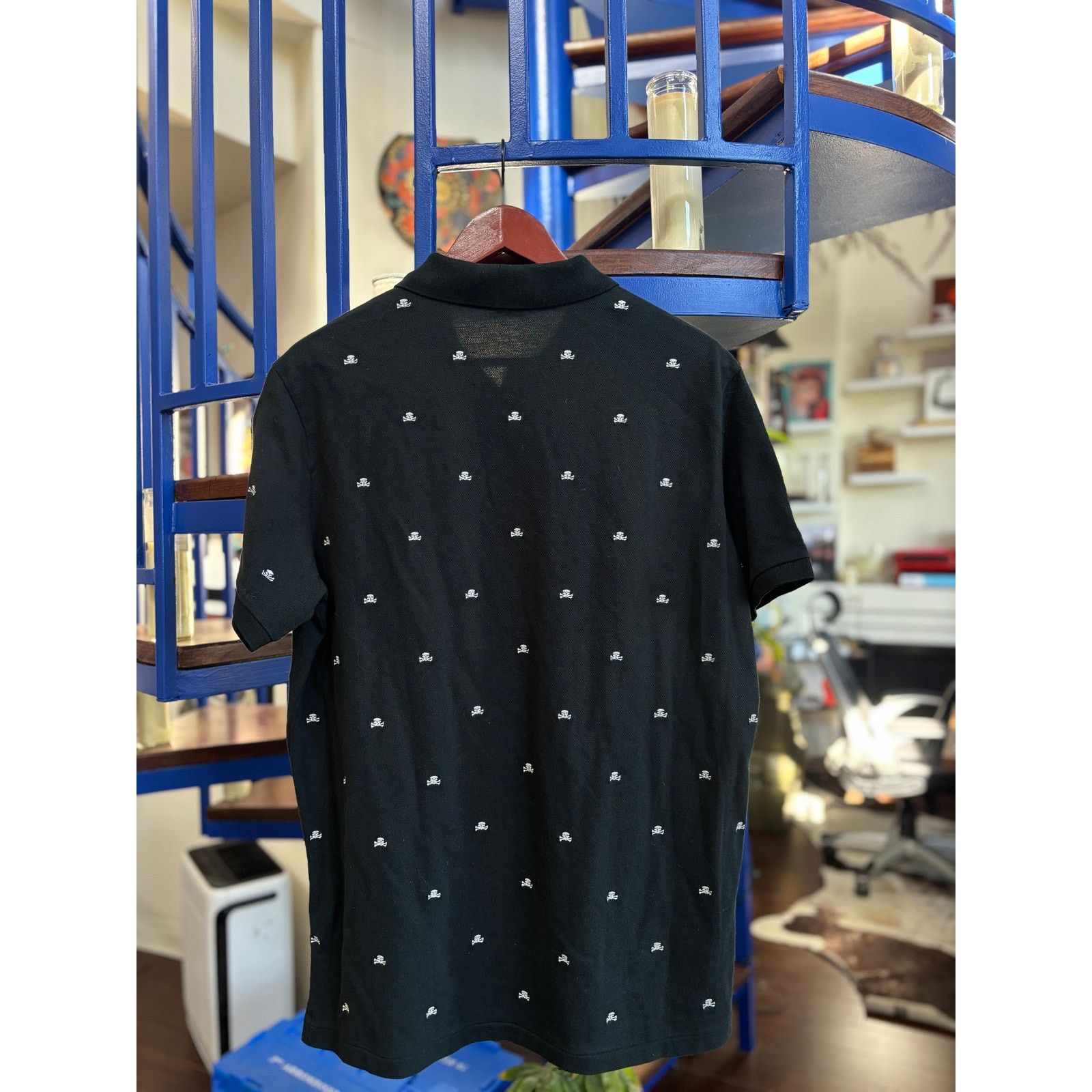 Polo Ralph Lauren Ralph Lauren Skull Embroidered Polo XL Black Size US XL / EU 56 / 4 - 3 Thumbnail