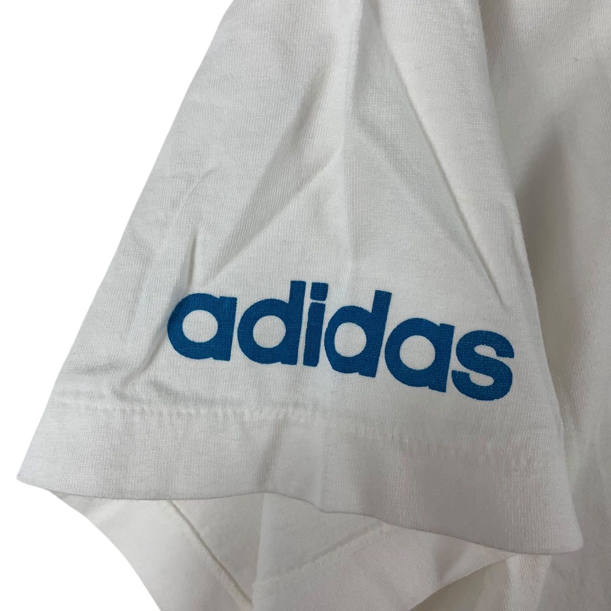 Adidas Vintage 90s ADIDAS tennis white tee shirt Size US L / EU 52-54 / 3 - 7 Thumbnail
