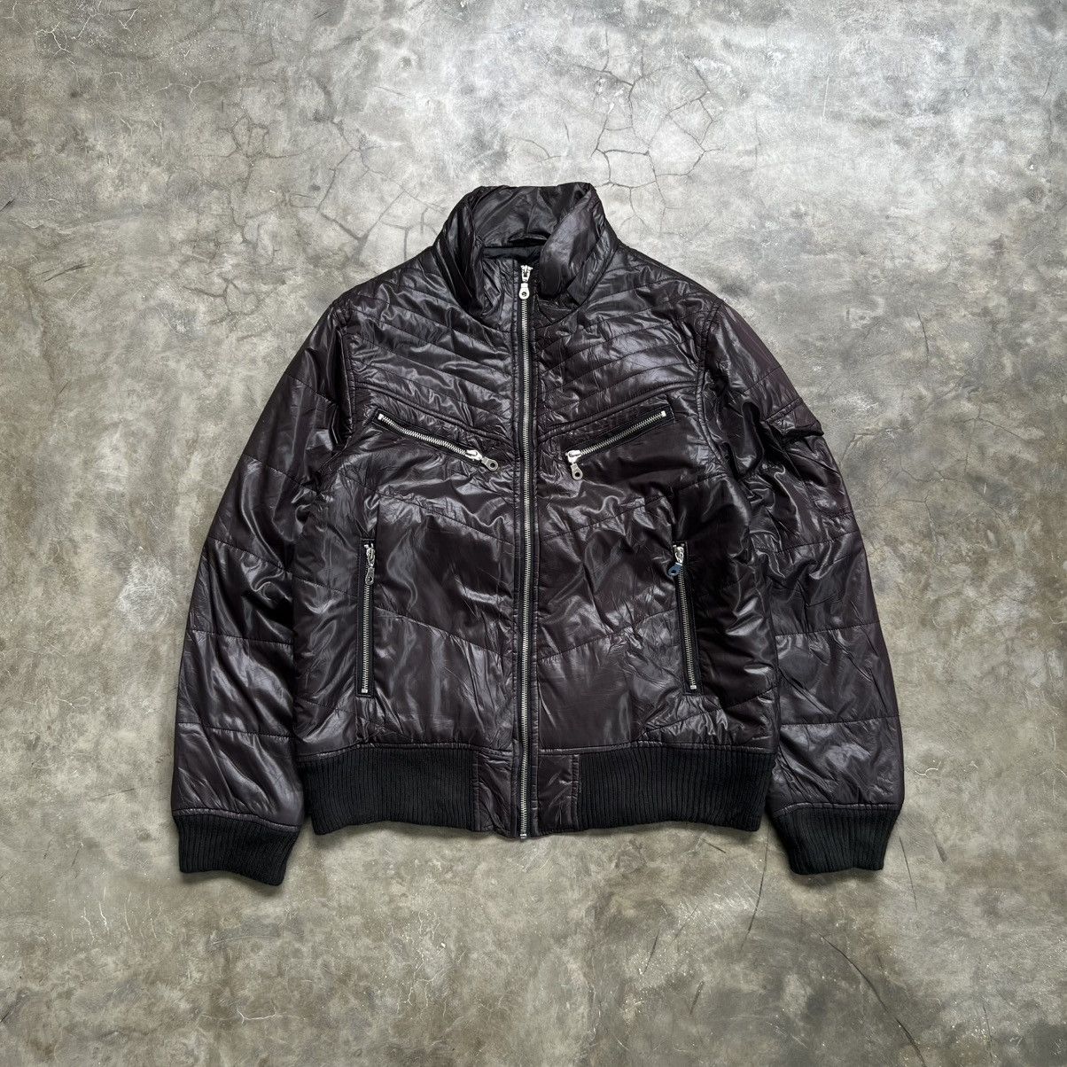 Isamu Katayama Backlash 2000s Moderm Apocalypse Style Puffer Riders Jacket Size US L / EU 52-54 / 3 - 1 Thumbnail