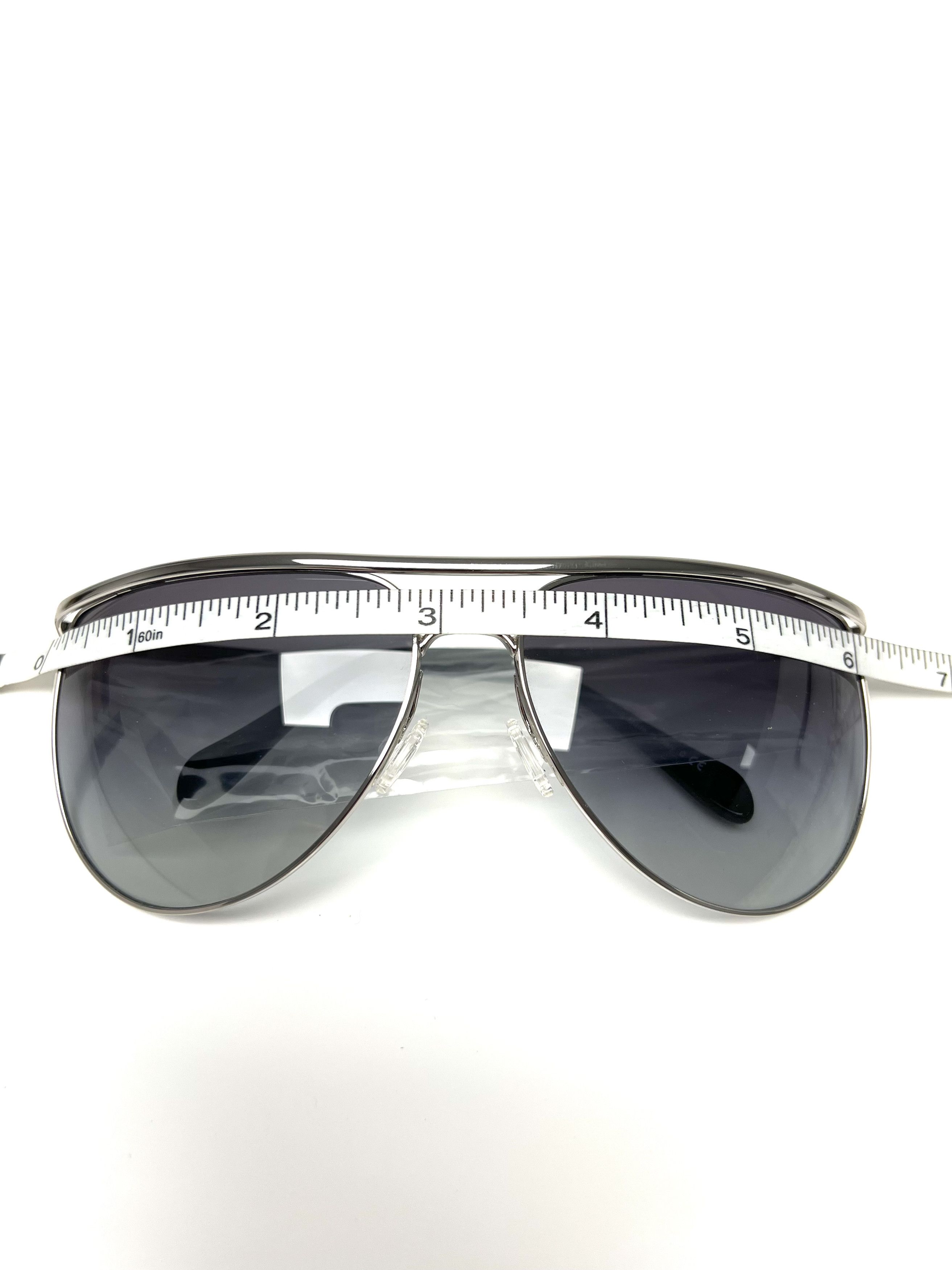 Balmain NEW OLIVER PEOPLES/ BALMAIN GREY GRADIENT AVIATOR SUNGLASSES Size ONE SIZE - 14 Thumbnail