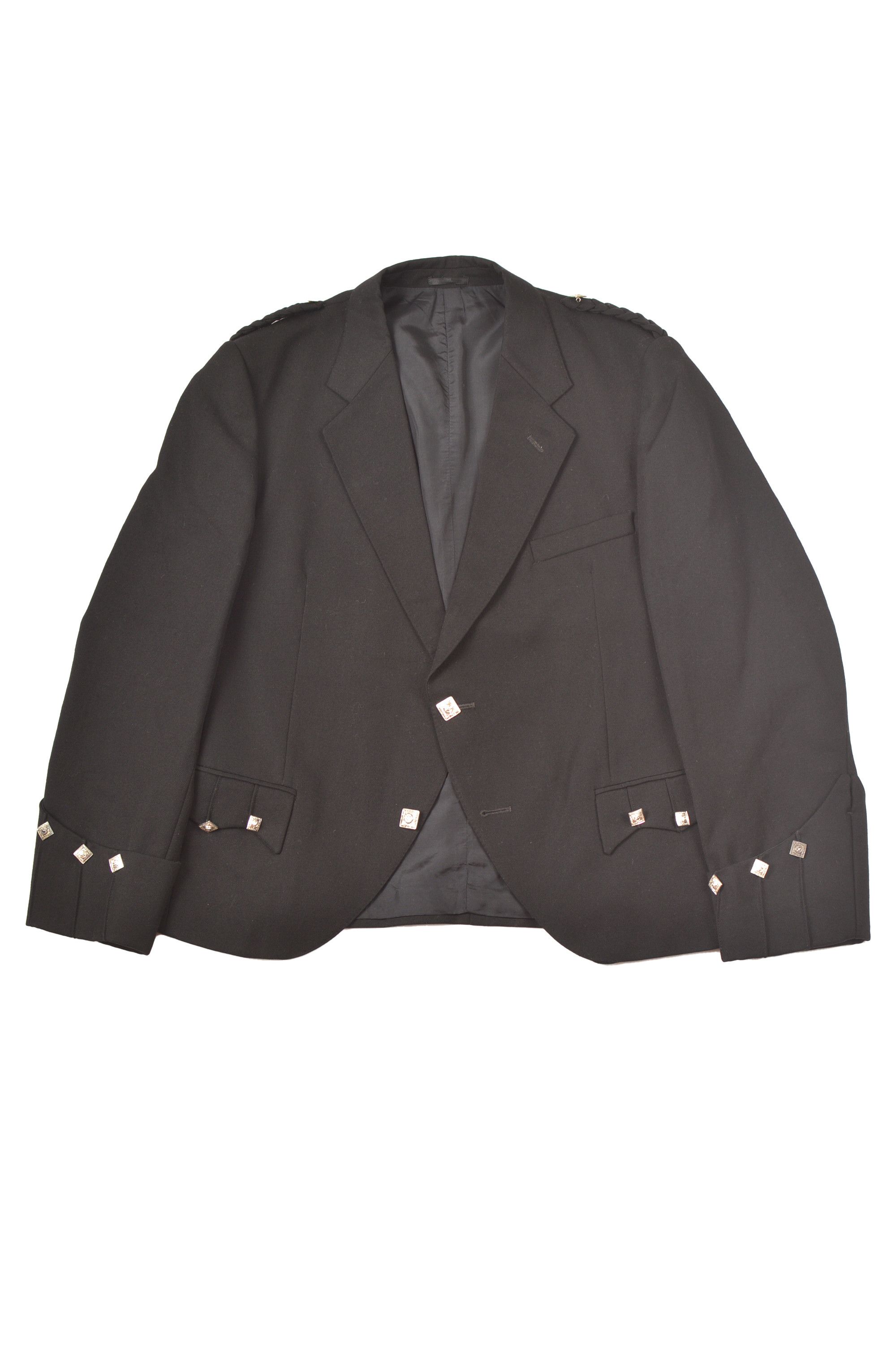 Designer Macgregor & Macduff Kiltmakers Glasgow Wool Blazer Size 46S - 1 Thumbnail