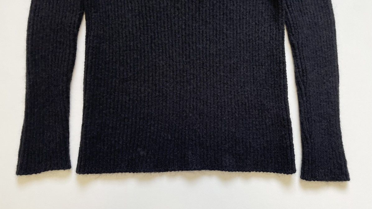 Haider Ackermann Ribbed Black Mohair Sweater Size US L / EU 52-54 / 3 - 7 Thumbnail
