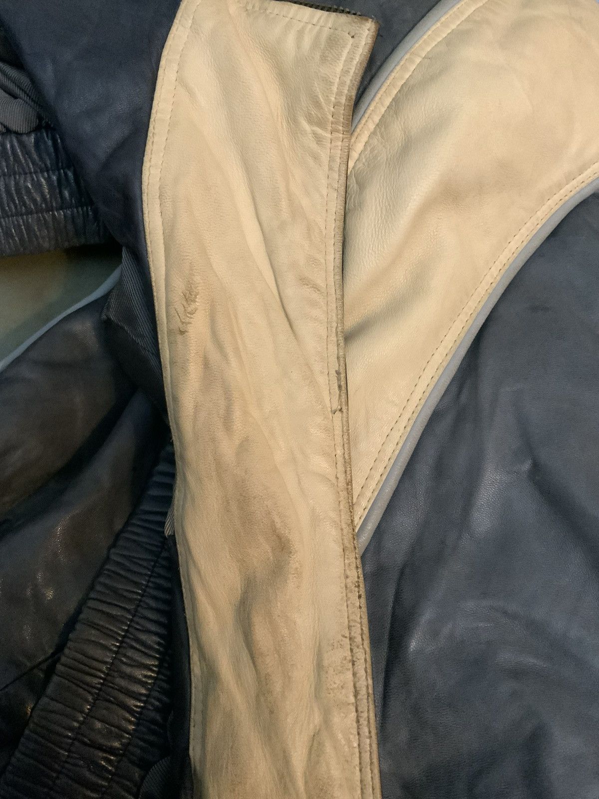 Marc Buchanan Vintage 90s Marc Buchanan Racer Motorcycle Leather Jacket Size US XL / EU 56 / 4 - 11 Thumbnail