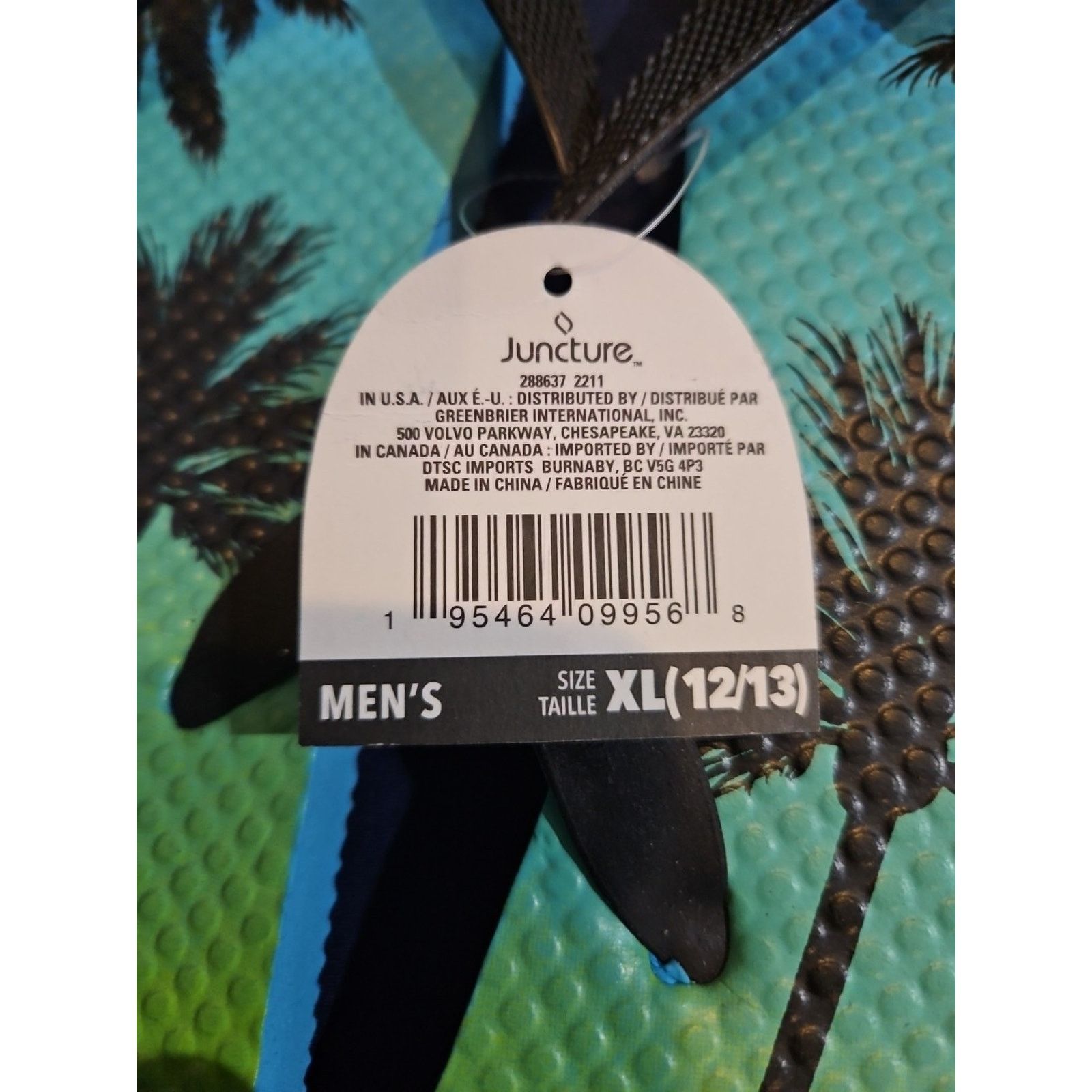 Other Juncture Men's Flip Flops Size 12/13 - Brand New Size US 12 / IT 42 - 4 Thumbnail