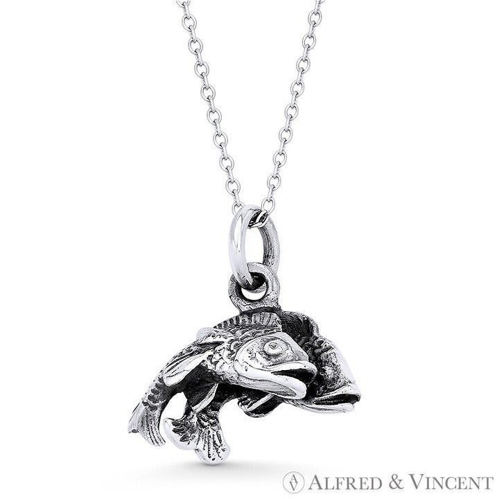 Other Pisces Zodiac Sign Astrology Oxidized Pendant Size ONE SIZE - 1 Preview